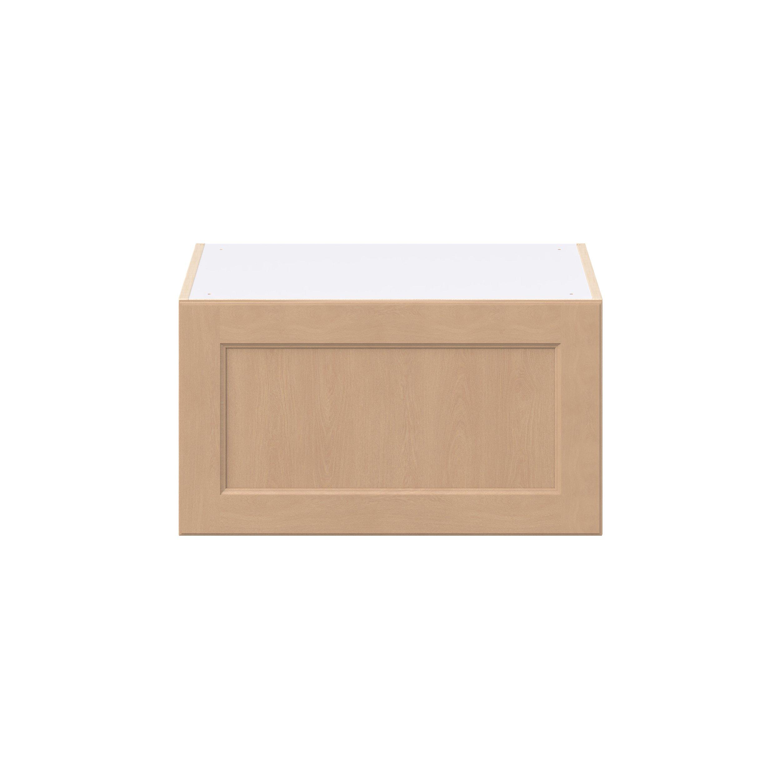 Sugarhill 27 in. Stained Sugar Cookie Lift Up Wall Cabinet