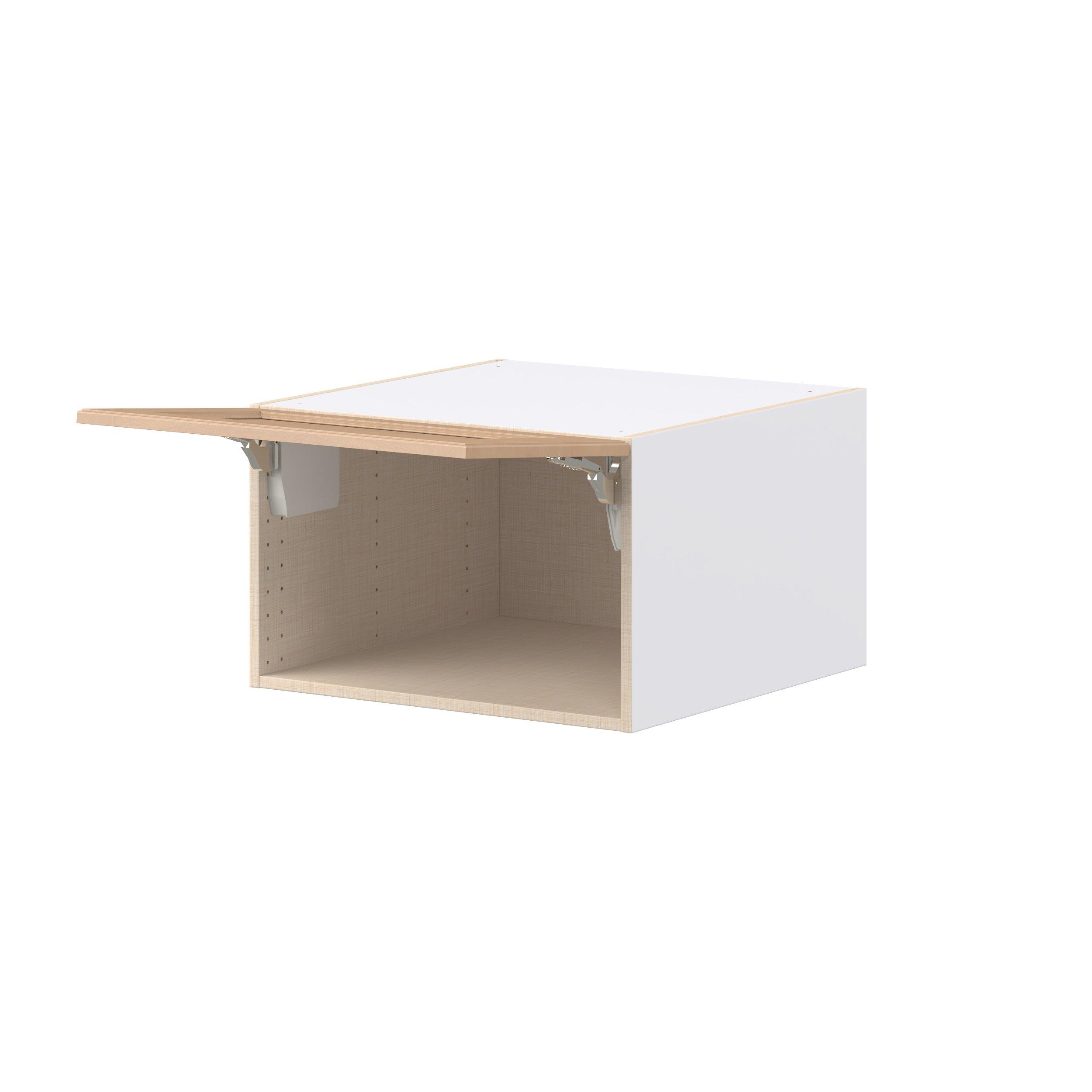 Sugarhill 24 in. Stained Sugar Cookie Lift Up Wall Cabinet