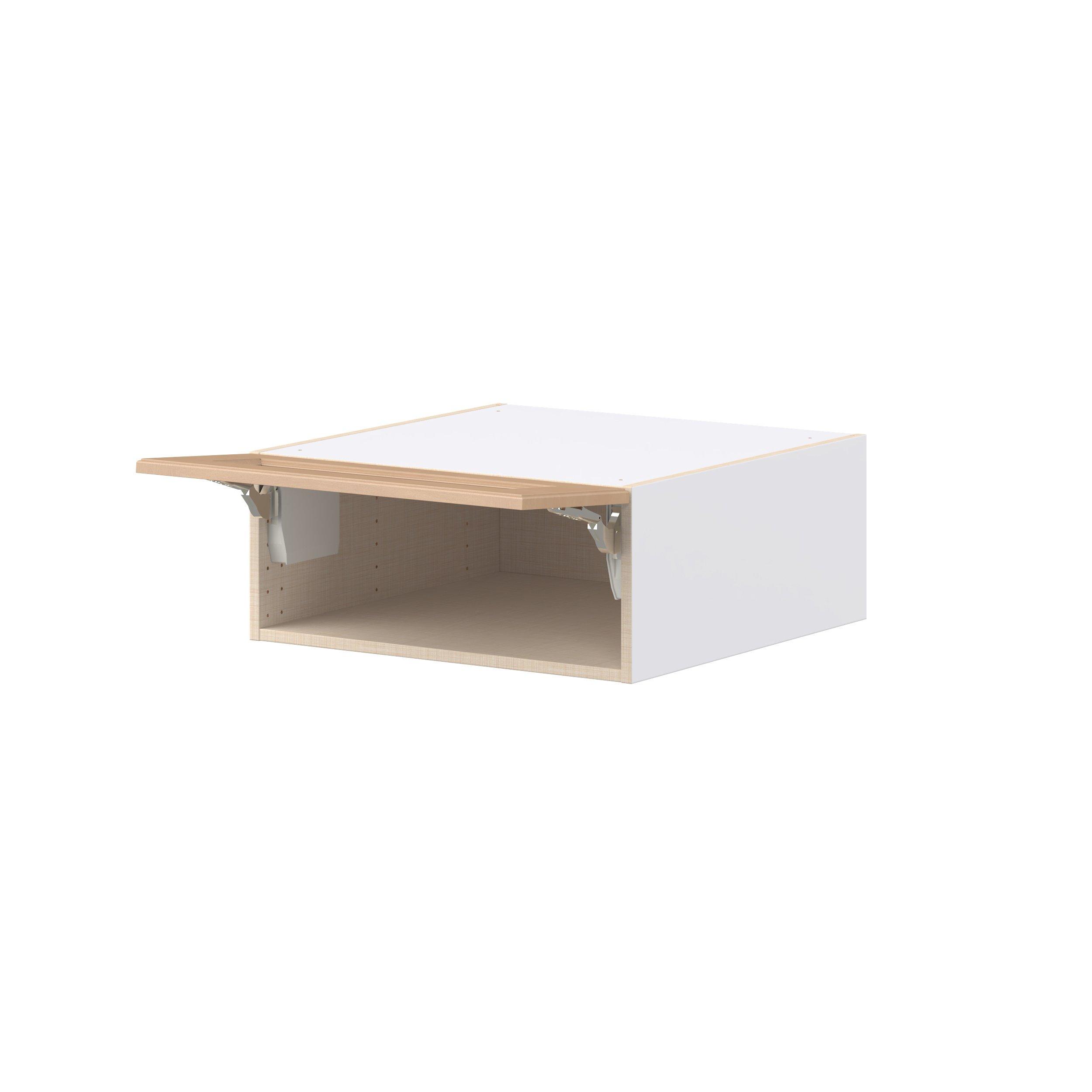 Sugarhill 24 in. Stained Sugar Cookie Lift Up Wall Cabinet