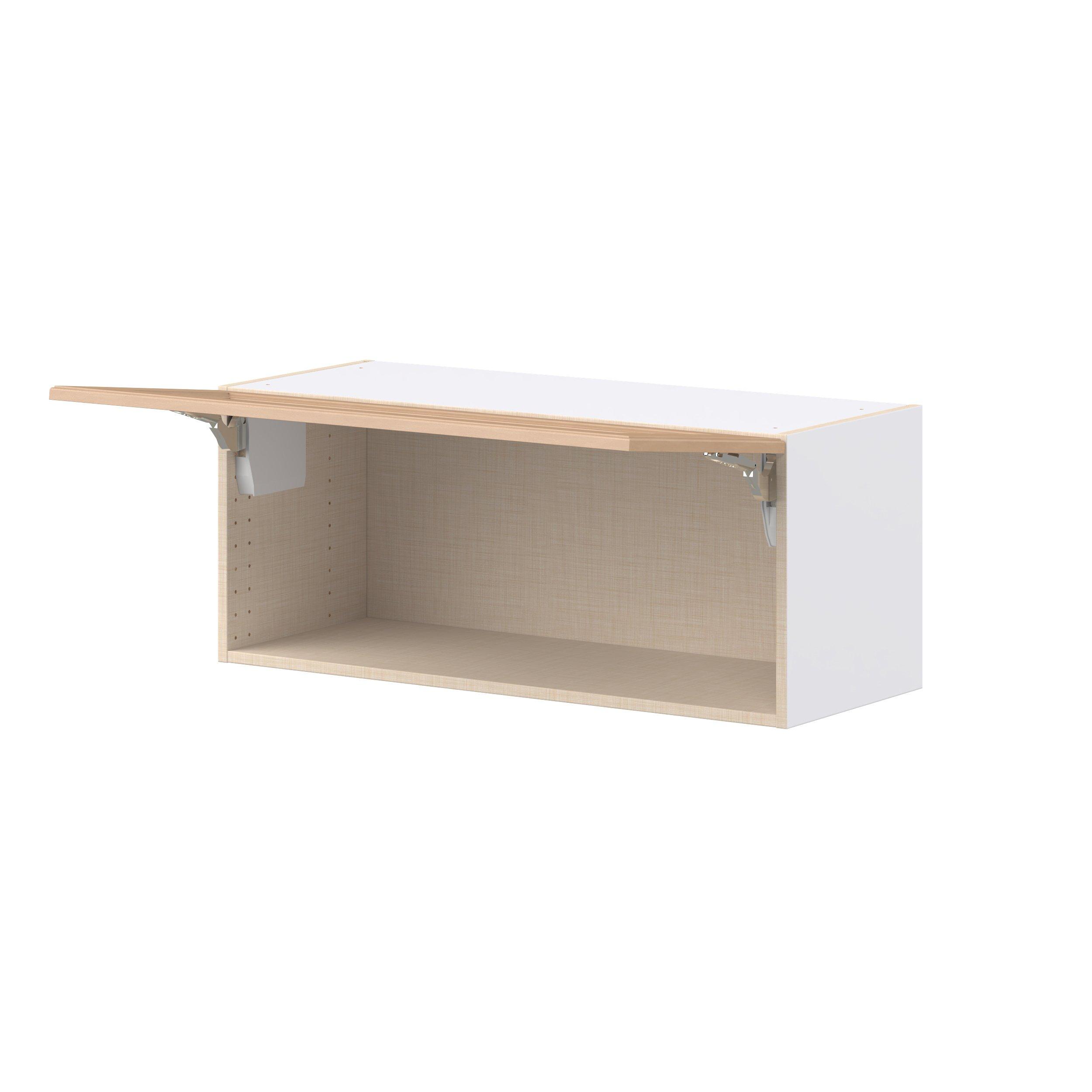 Sugarhill 36 in. Stained Sugar Cookie Lift Up Wall Cabinet