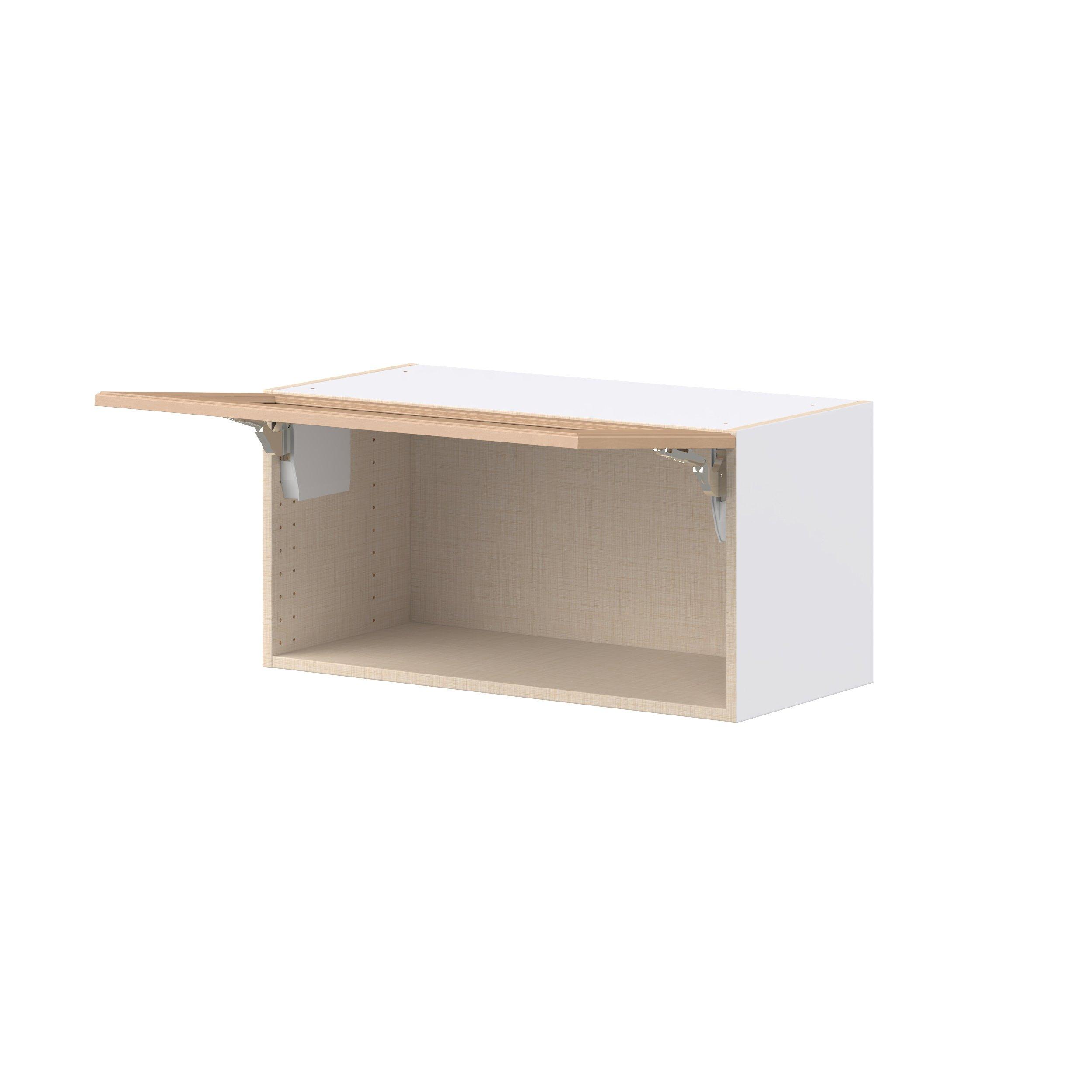 Sugarhill 30 in. Stained Sugar Cookie Lift Up Wall Cabinet