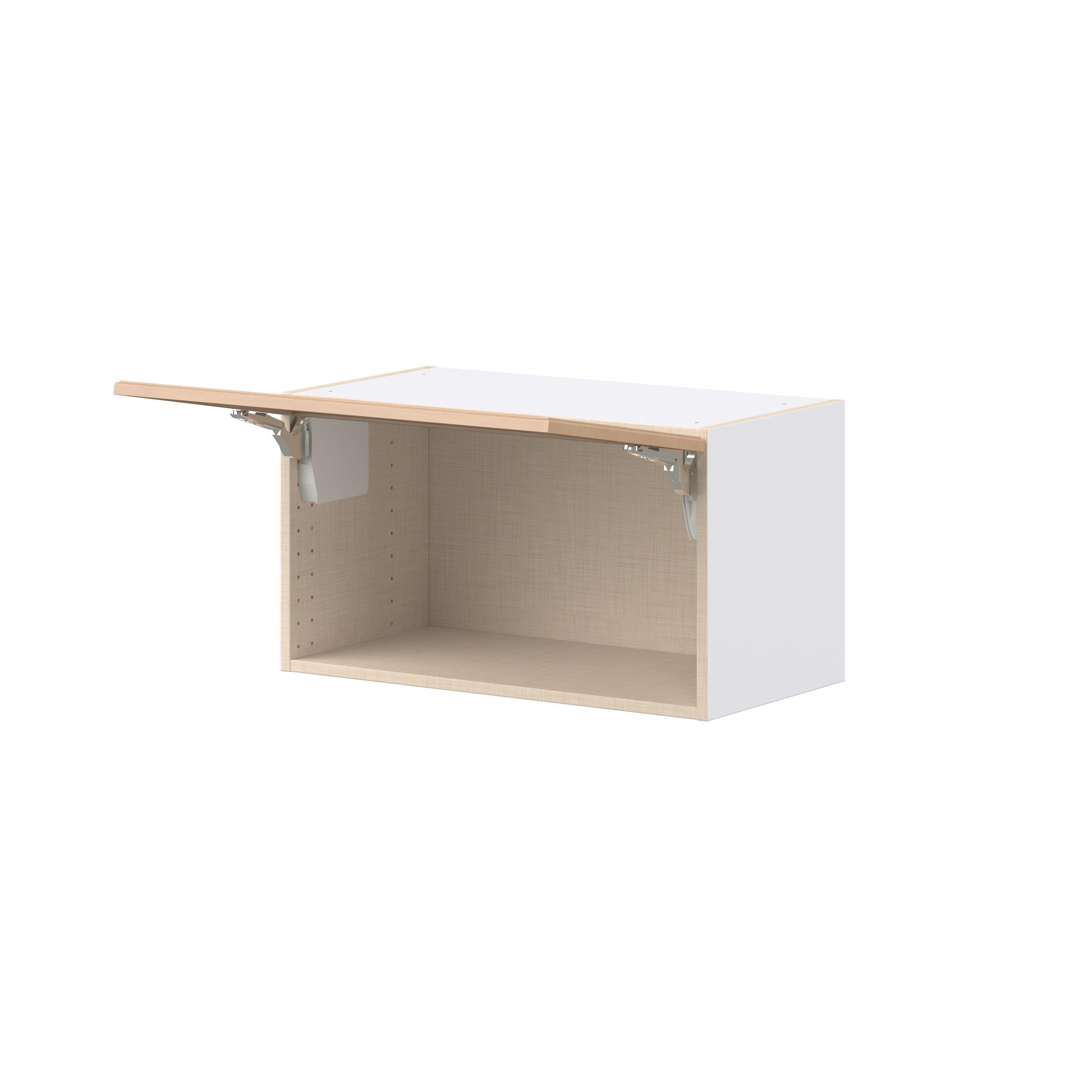 Sugarhill 27 in. Stained Sugar Cookie Lift Up Wall Cabinet