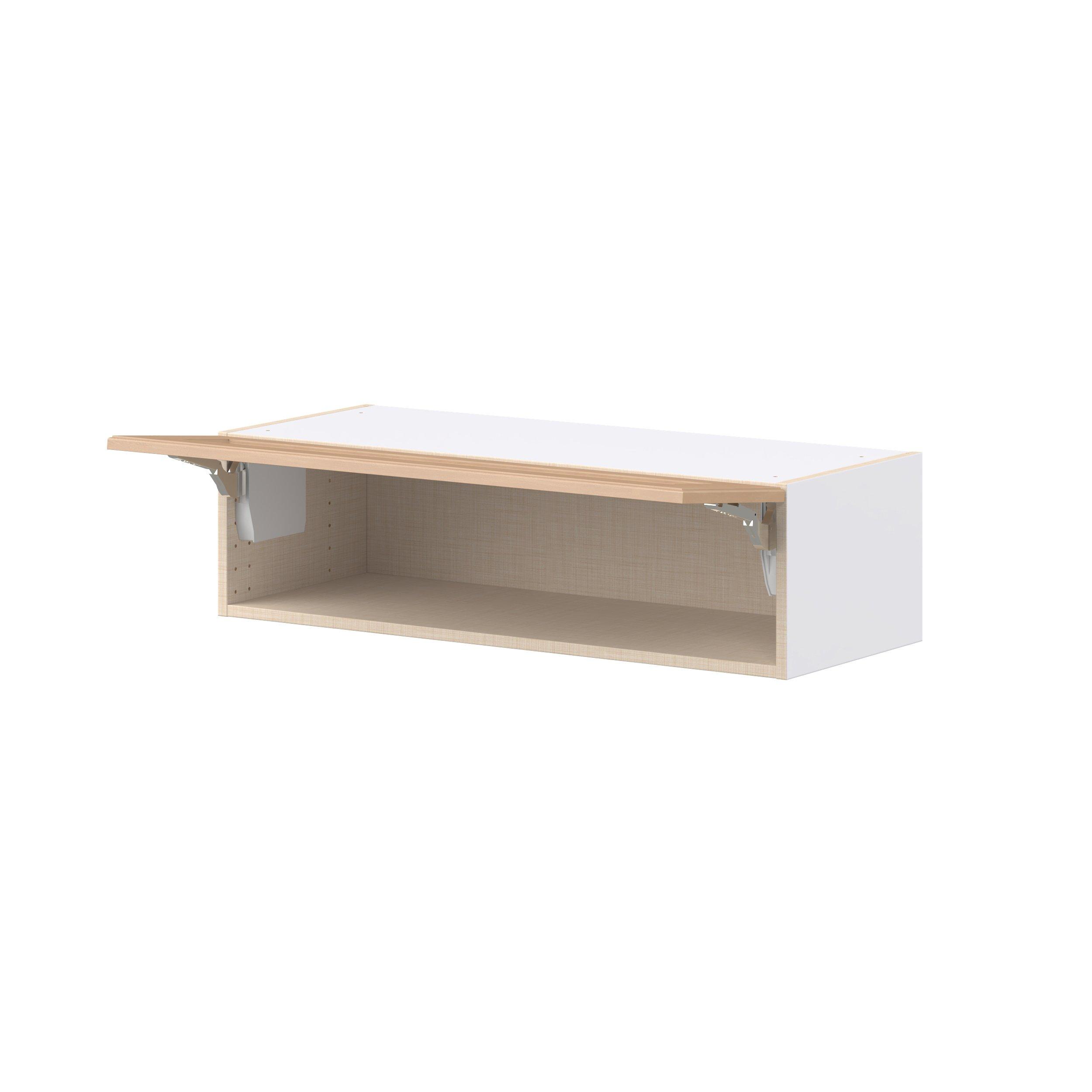 Sugarhill 36 in. Stained Sugar Cookie Lift Up Wall Cabinet