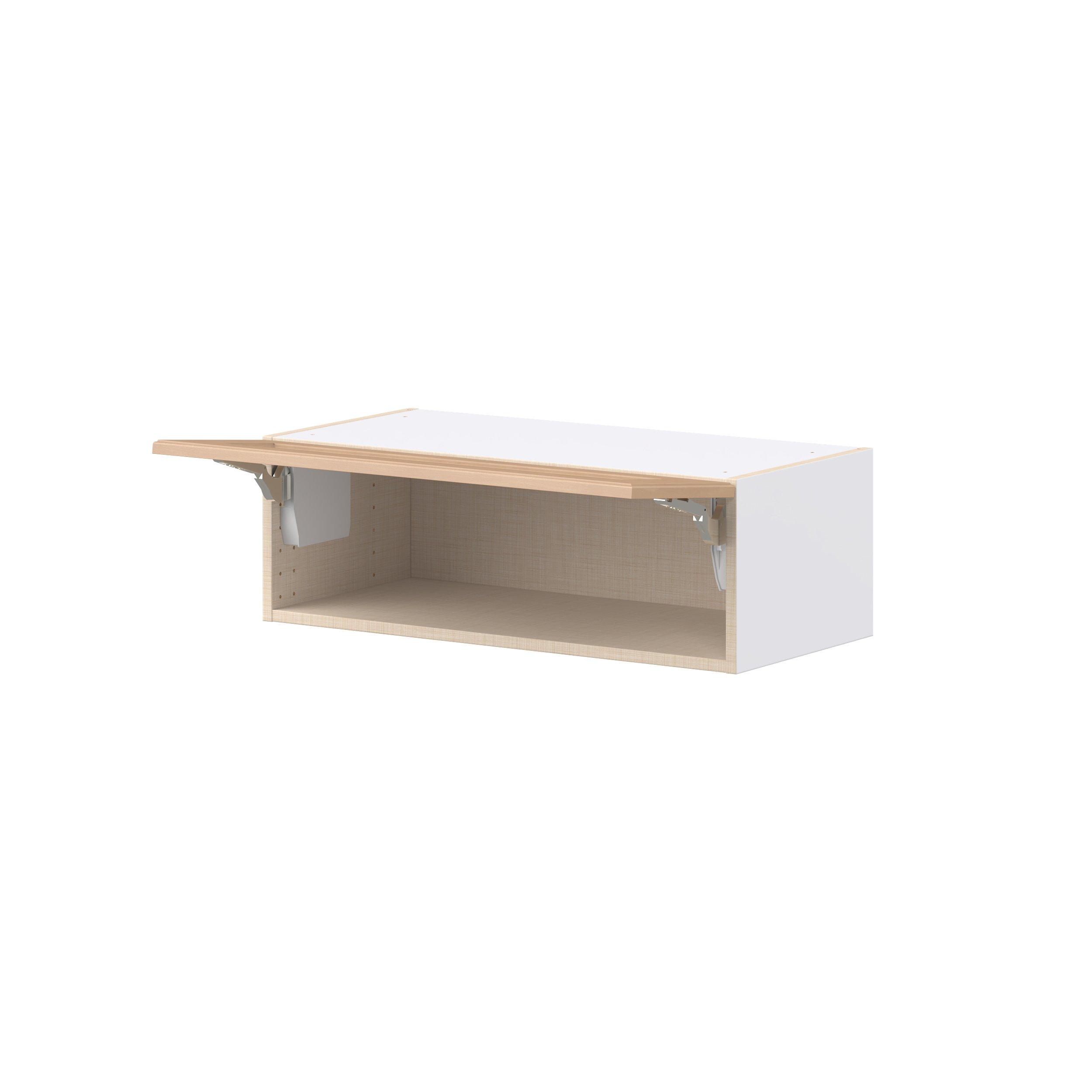 Sugarhill 30 in. Stained Sugar Cookie Lift Up Wall Cabinet