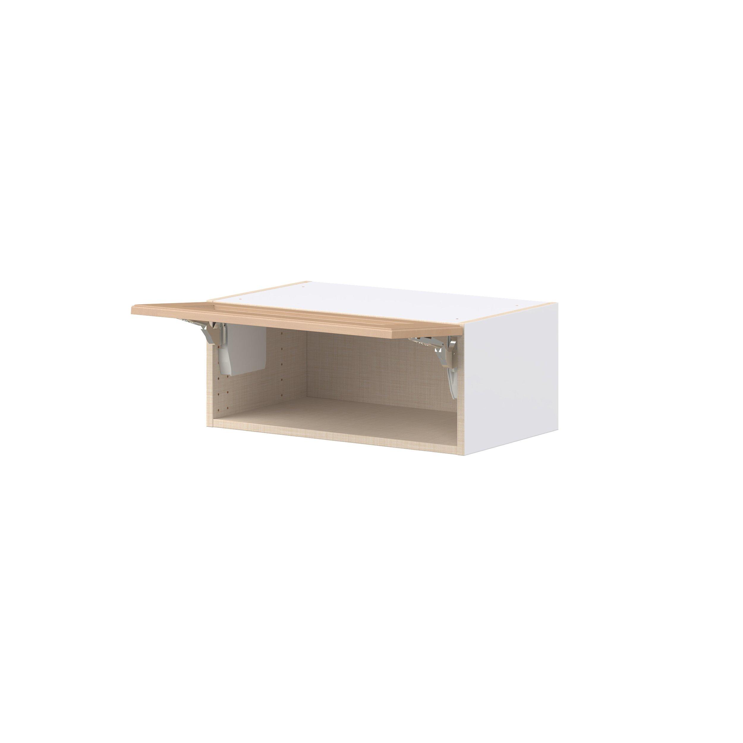 Sugarhill 24 in. Stained Sugar Cookie Lift Up Wall Cabinet
