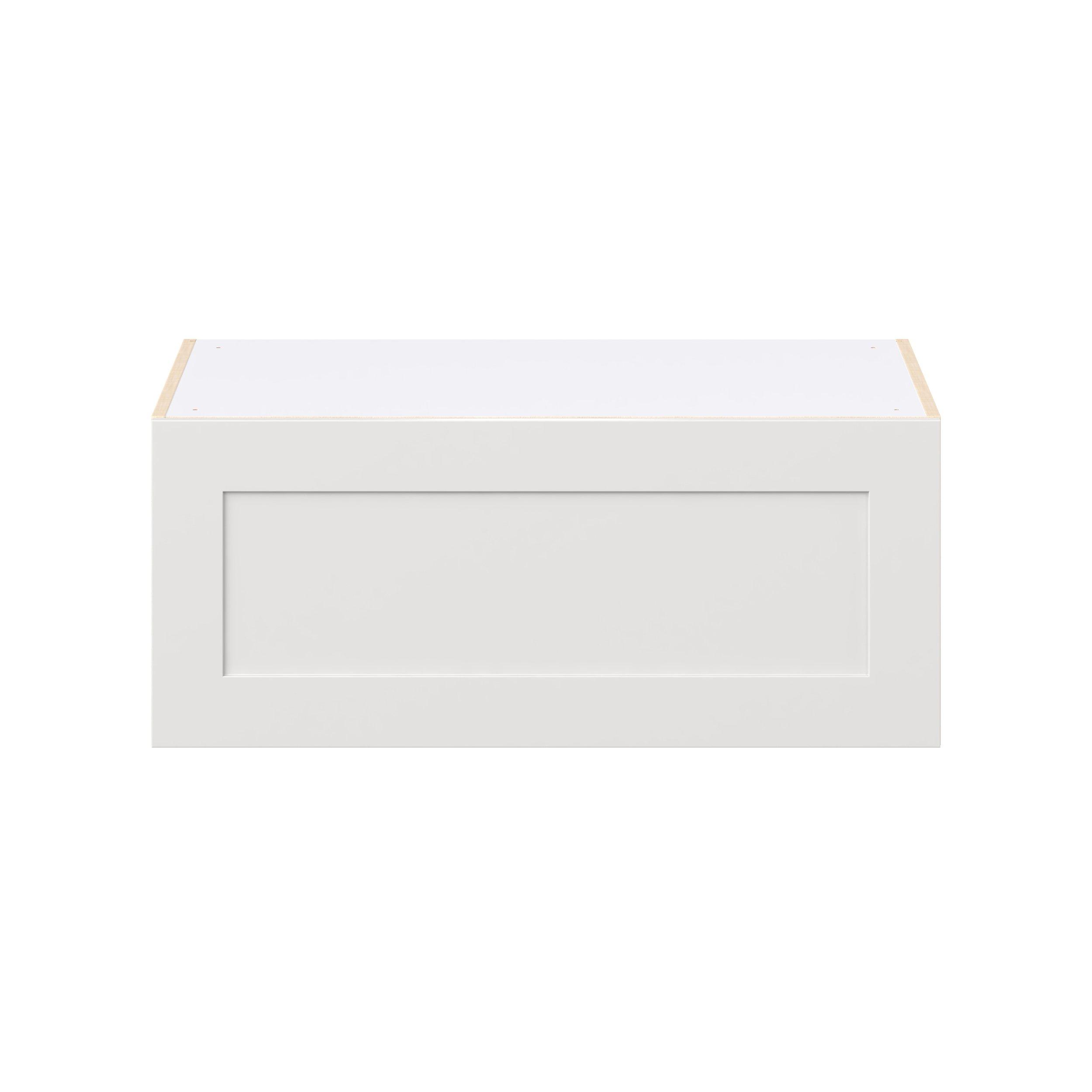 Candler 36 in. Painted Warm White Lift Up Wall Cabinet
