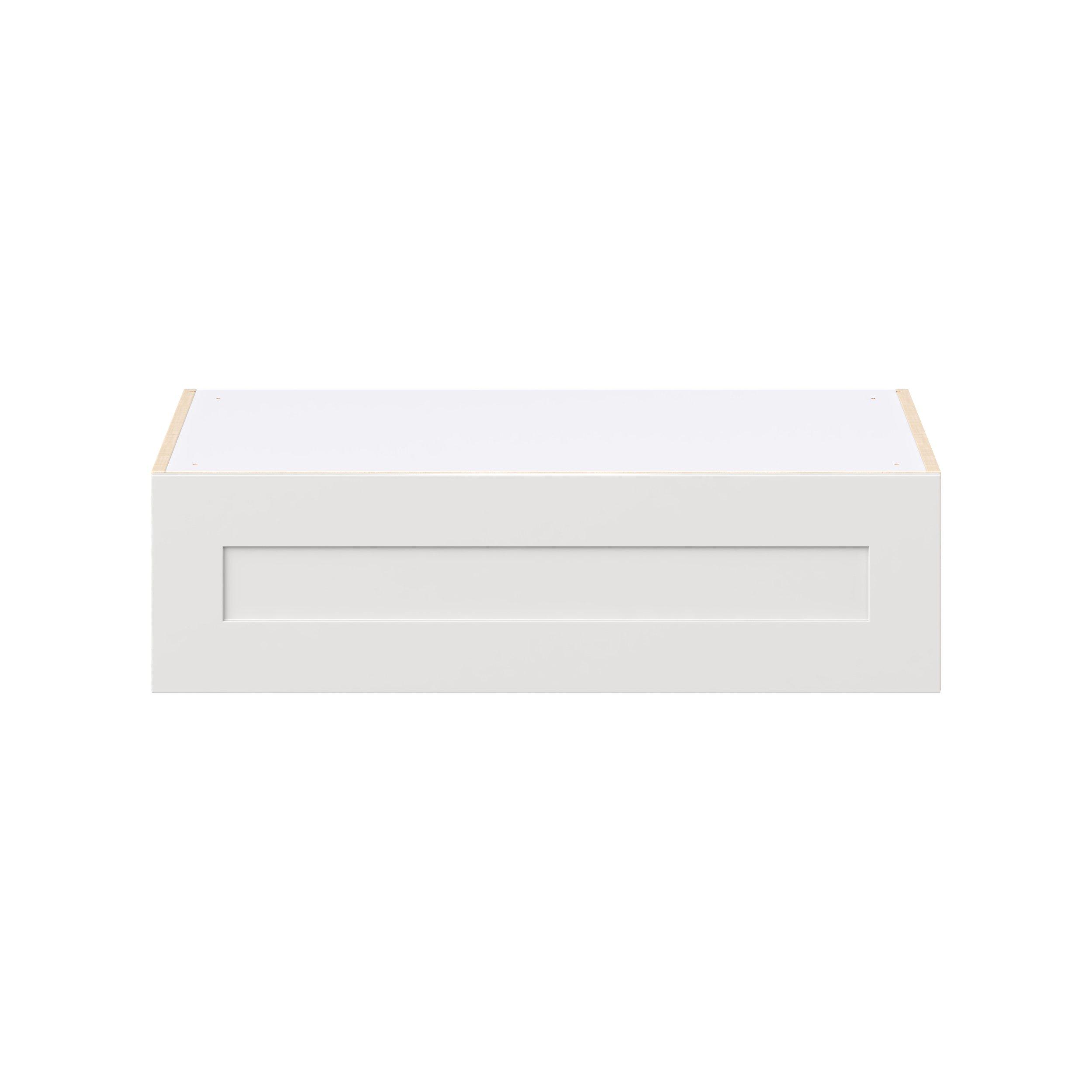 Candler 36 in. Painted Warm White Lift Up Wall Cabinet