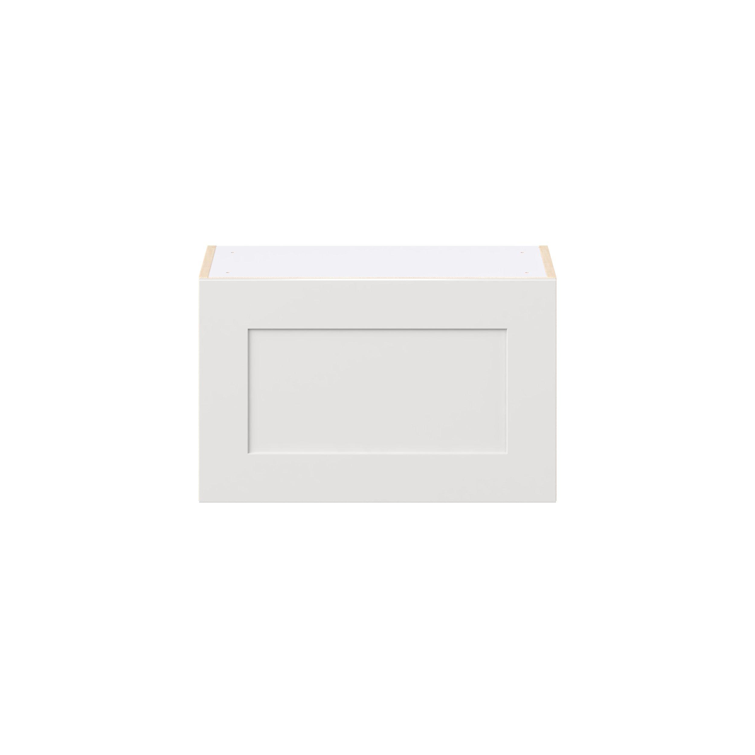 Candler 24 in. Painted Warm White Lift Up Wall Cabinet