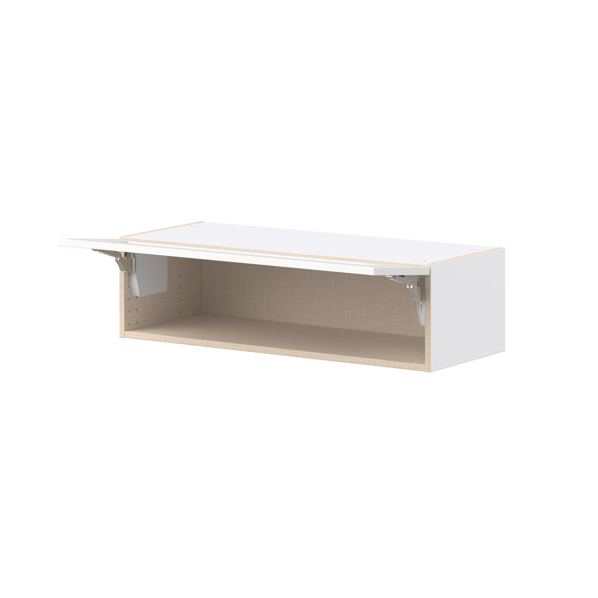 Candler 36 in. Painted Warm White Lift Up Wall Cabinet