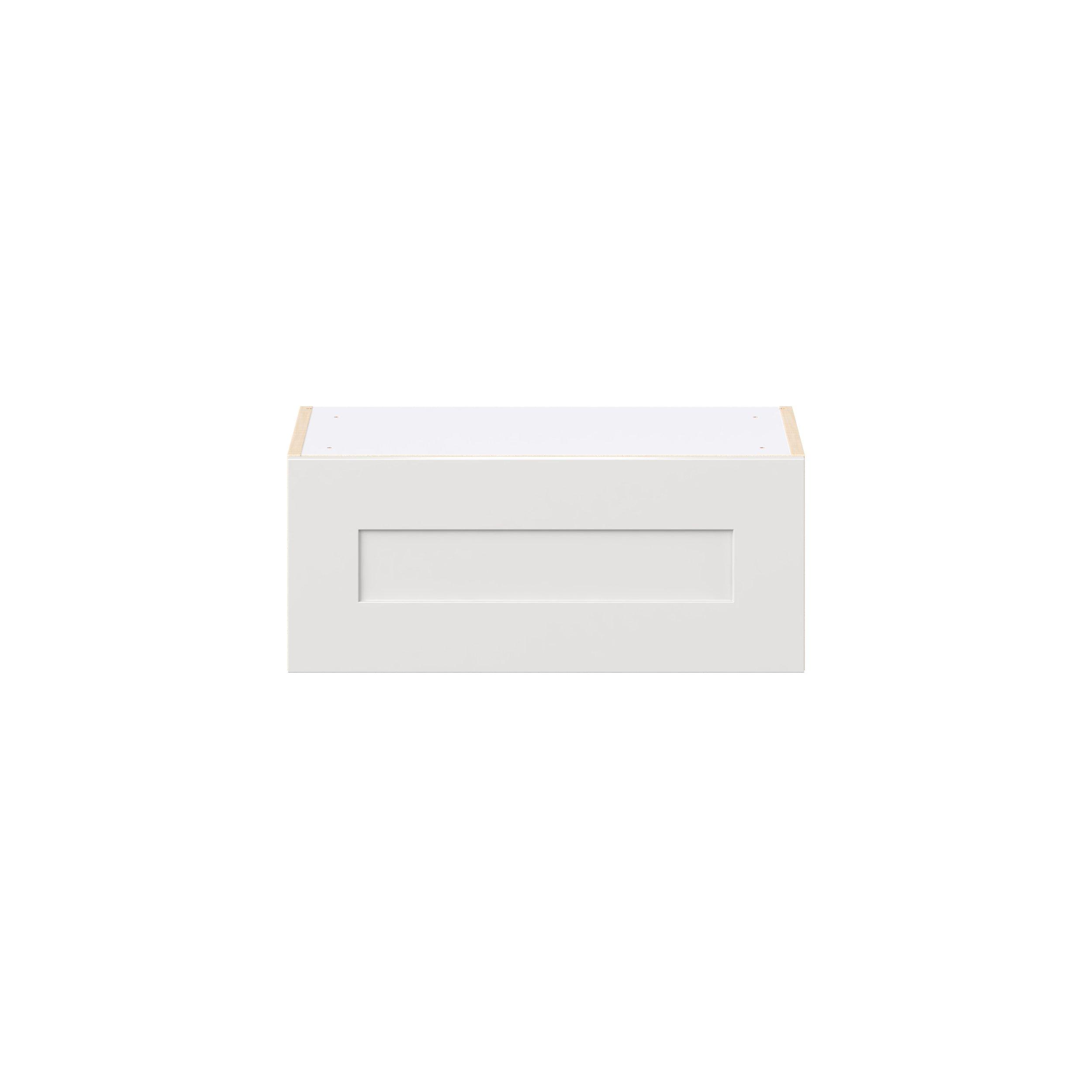 Candler 24 in. Painted Warm White Lift Up Wall Cabinet