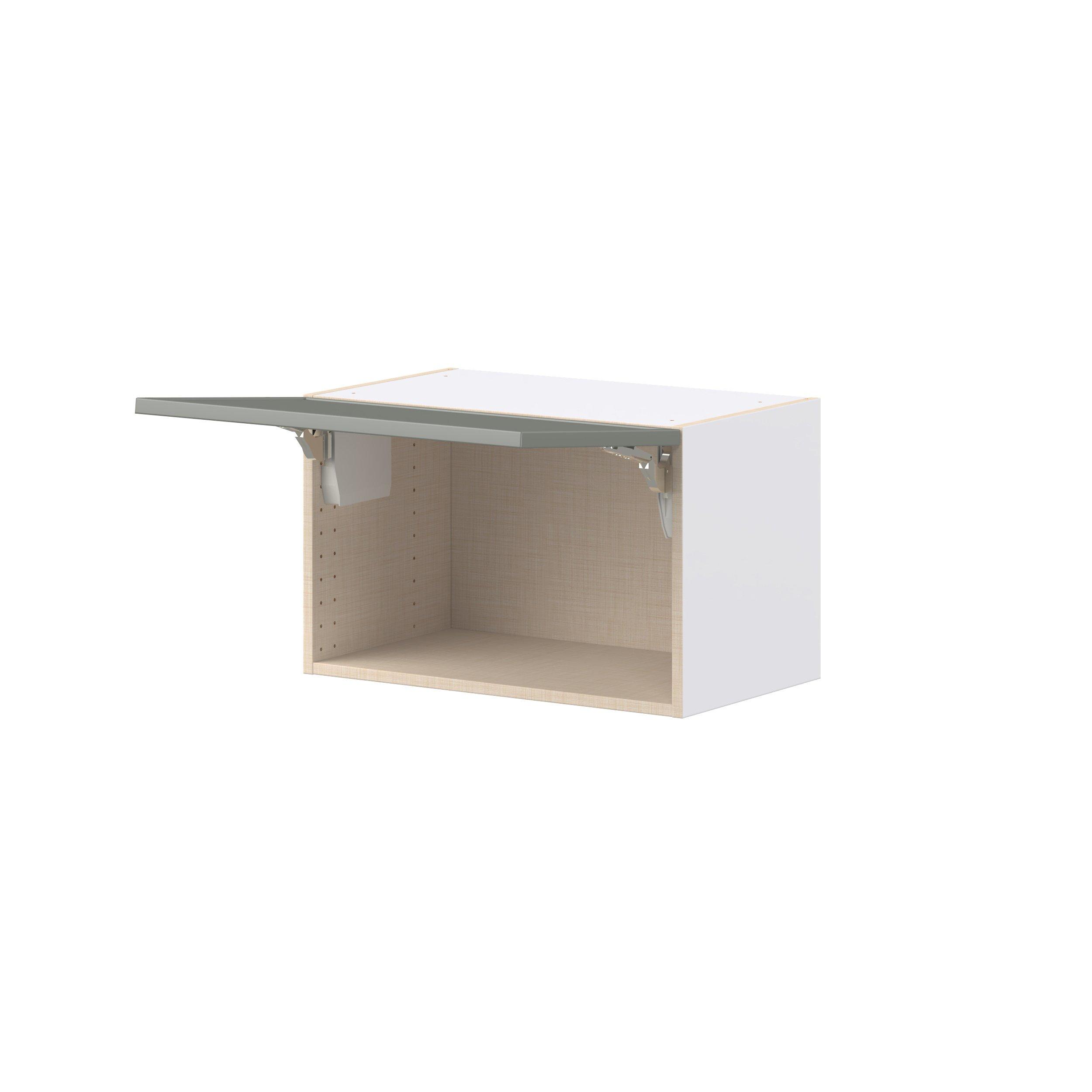 Linden 24 in. Painted Moss Green Lift Up Wall Cabinet