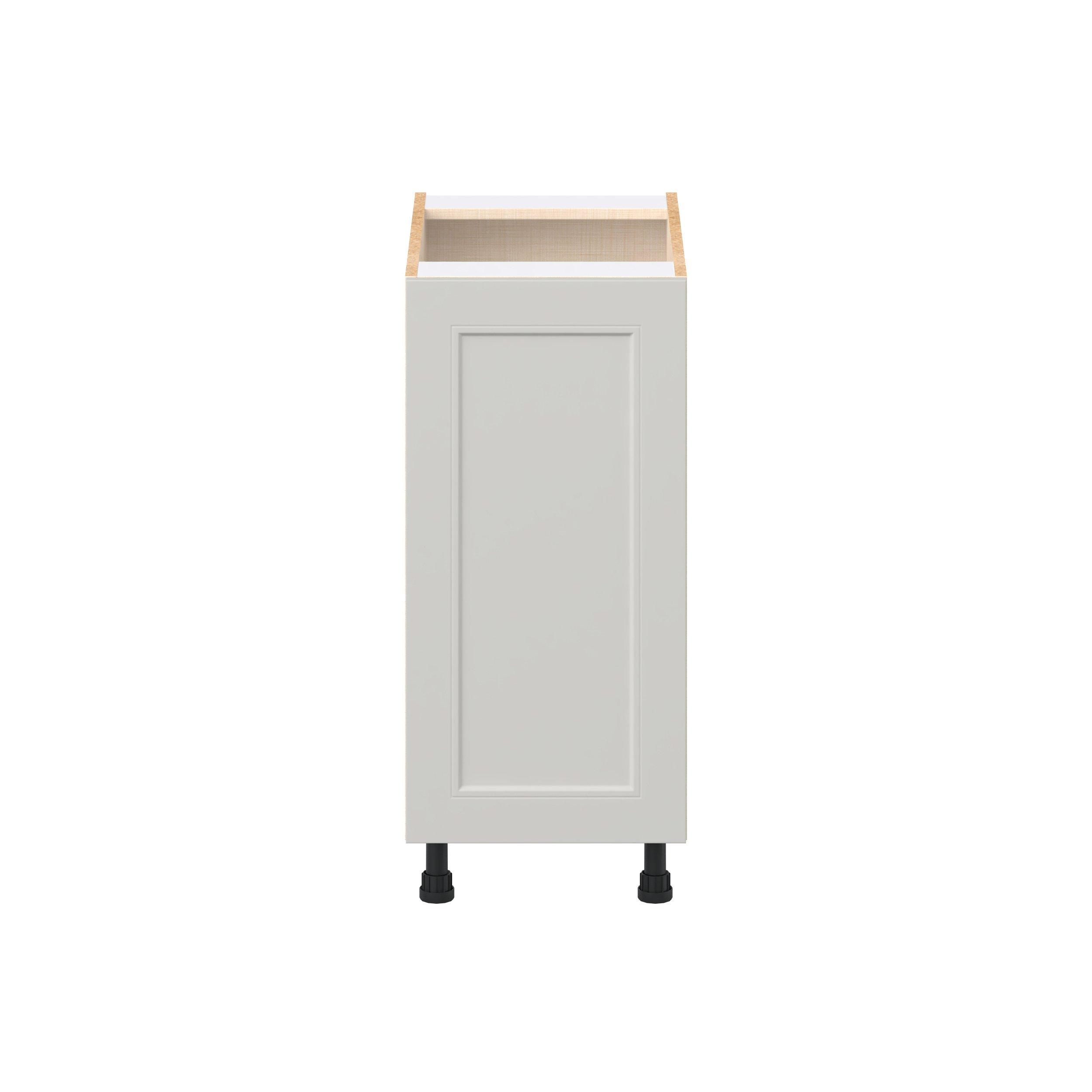 Lenox 15 in. Painted Light Gray Door Base Cabinet