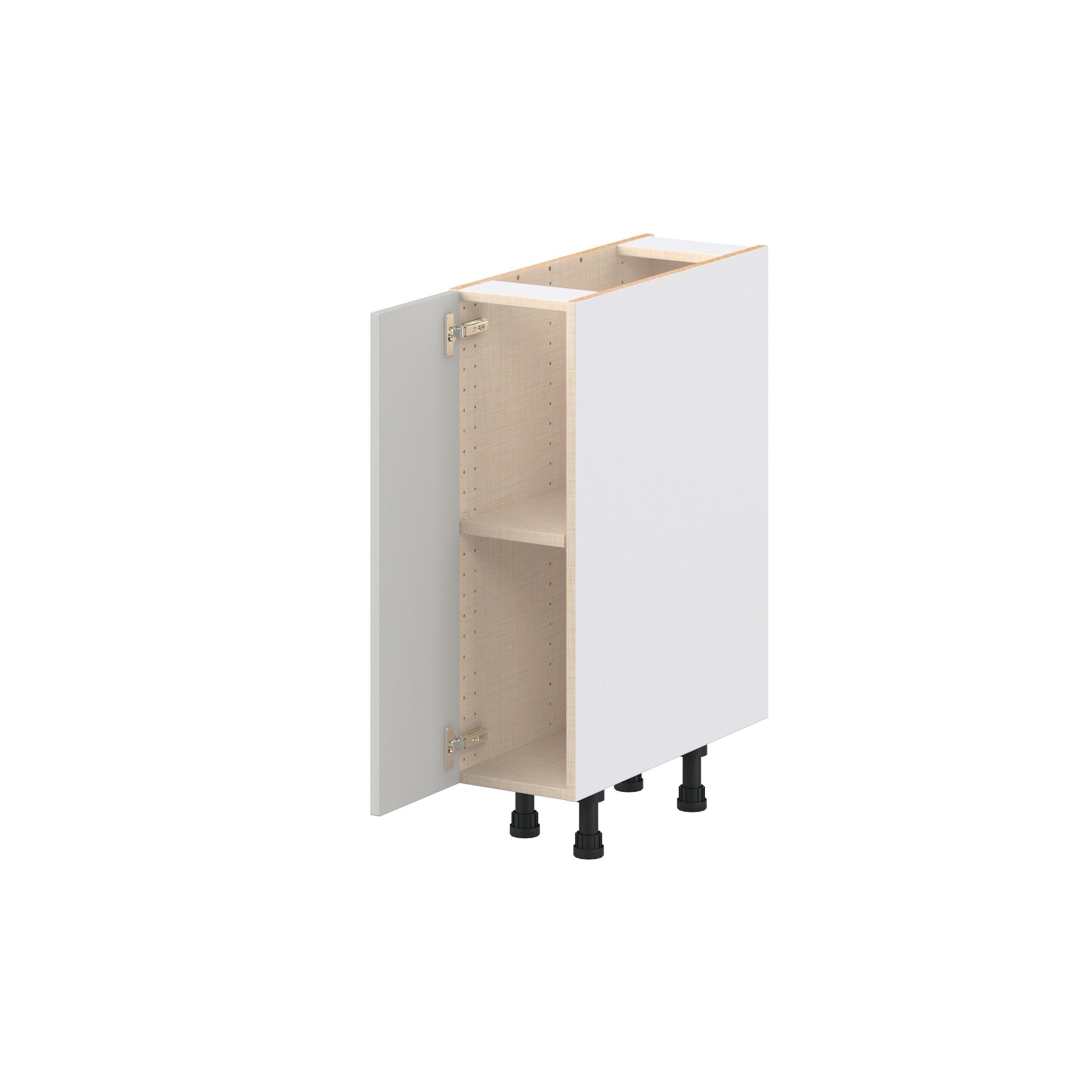 Lenox 9 in. Painted Light Gray Door Base Cabinet