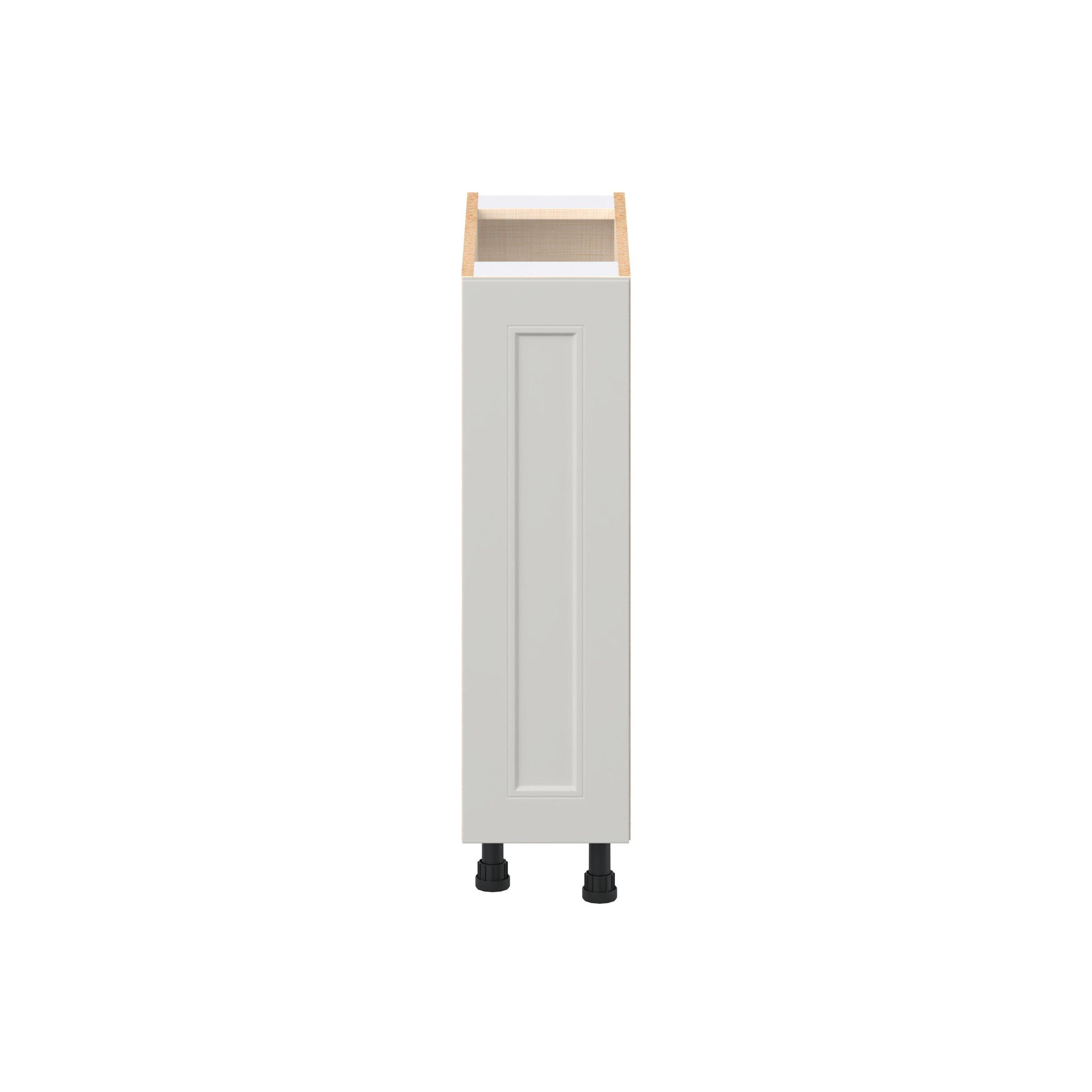 Lenox 9 in. Painted Light Gray Door Base Cabinet