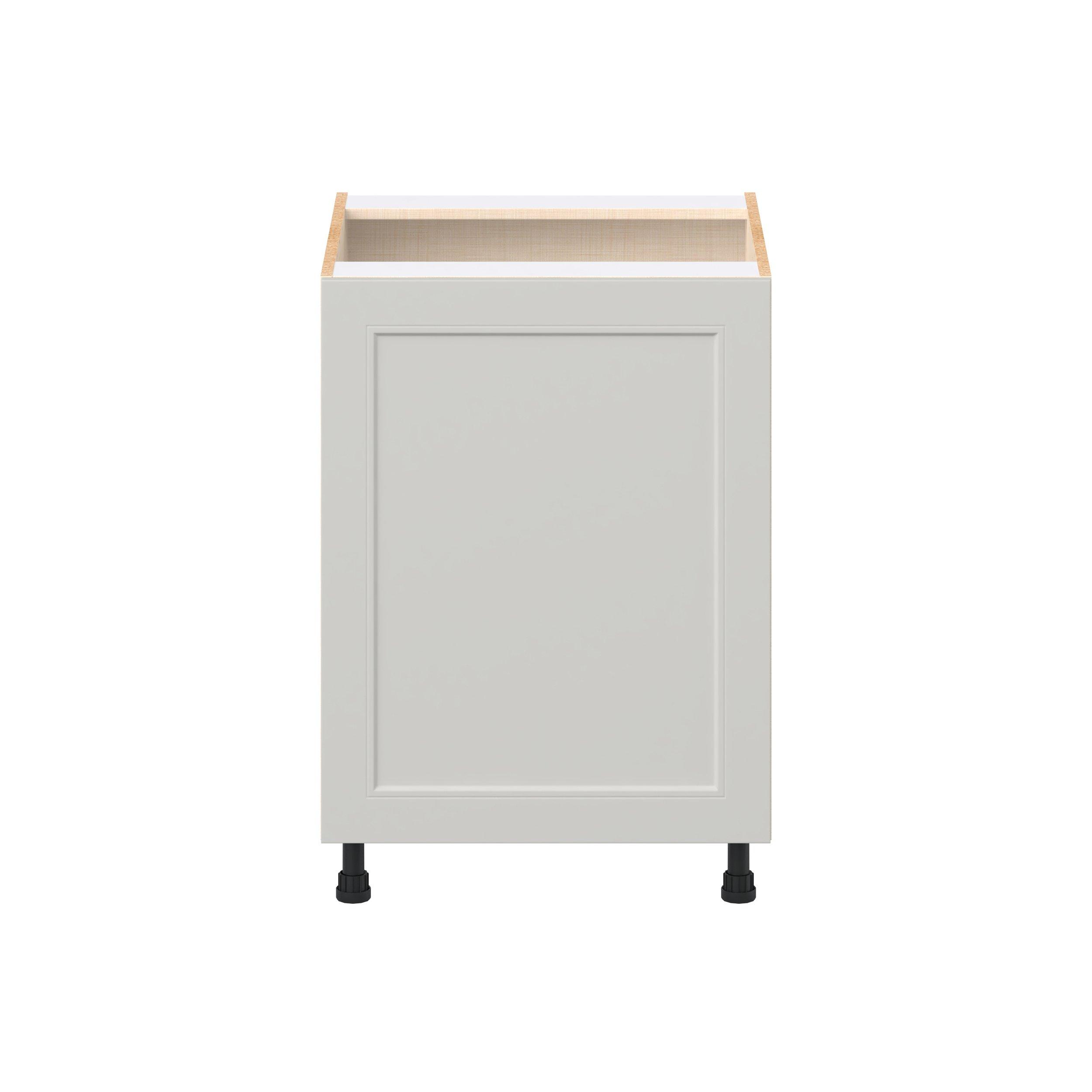 Lenox 24 in. Painted Light Gray Door Base Cabinet