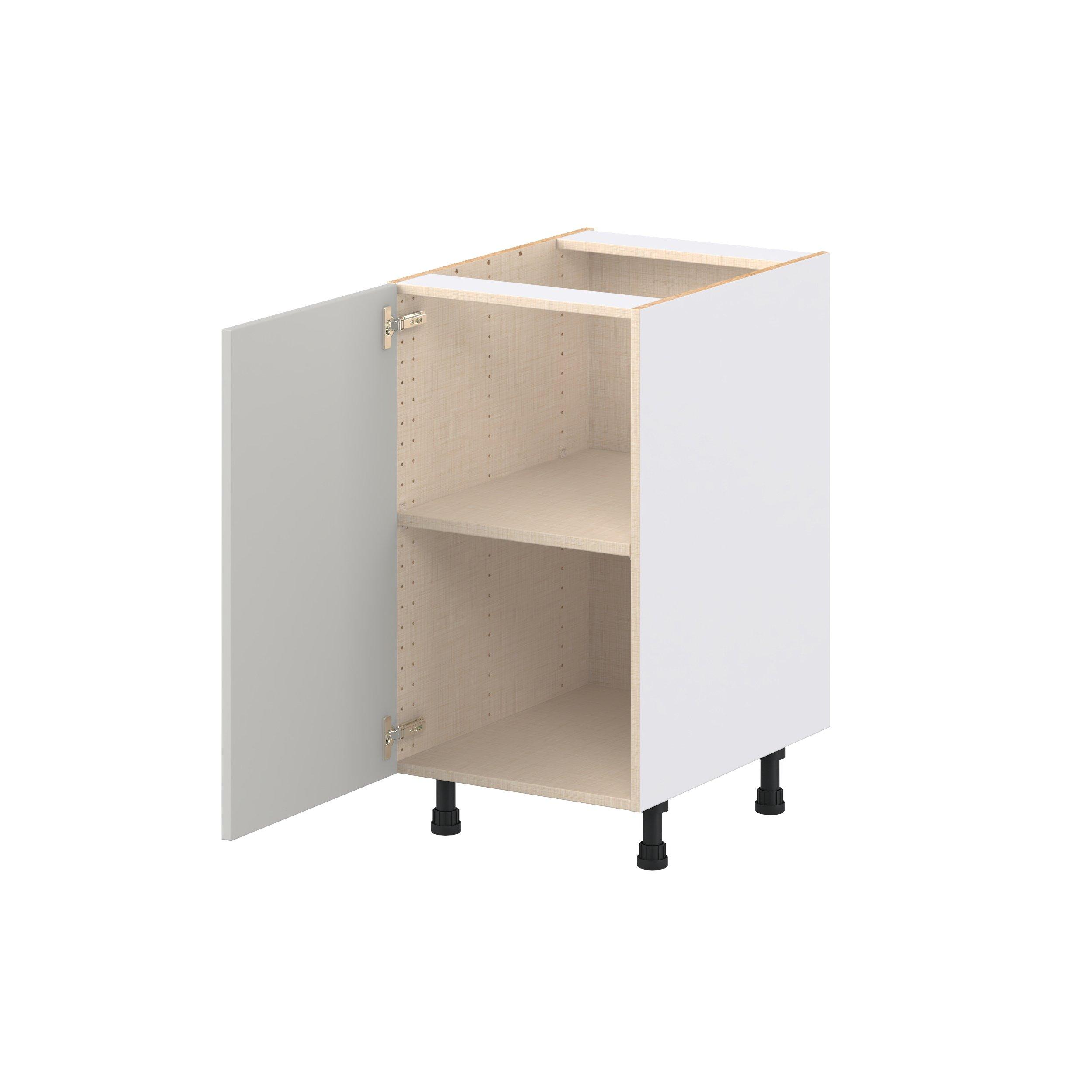 Lenox 18 in. Painted Light Gray Door Base Cabinet