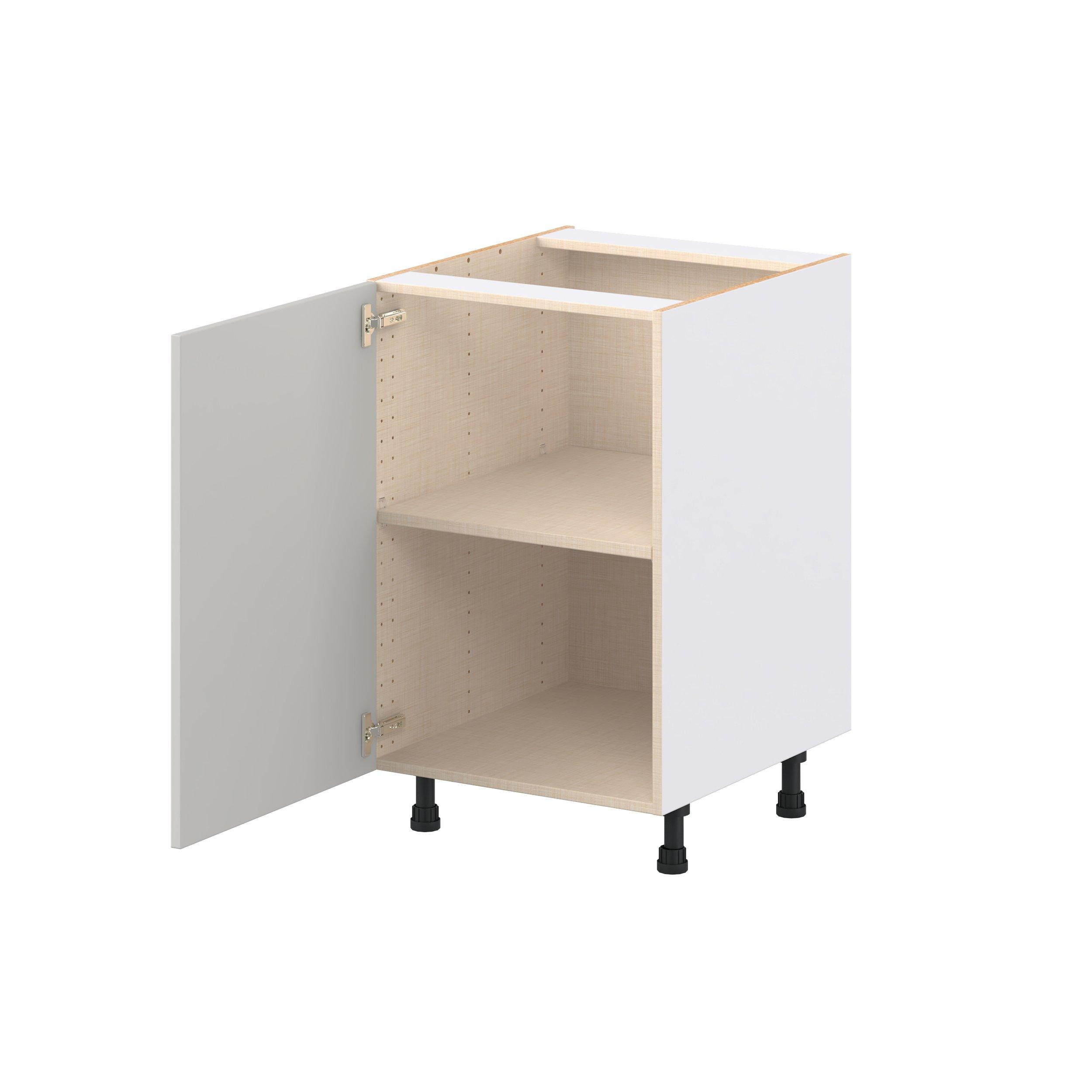 Lenox 21 in. Painted Light Gray Door Base Cabinet
