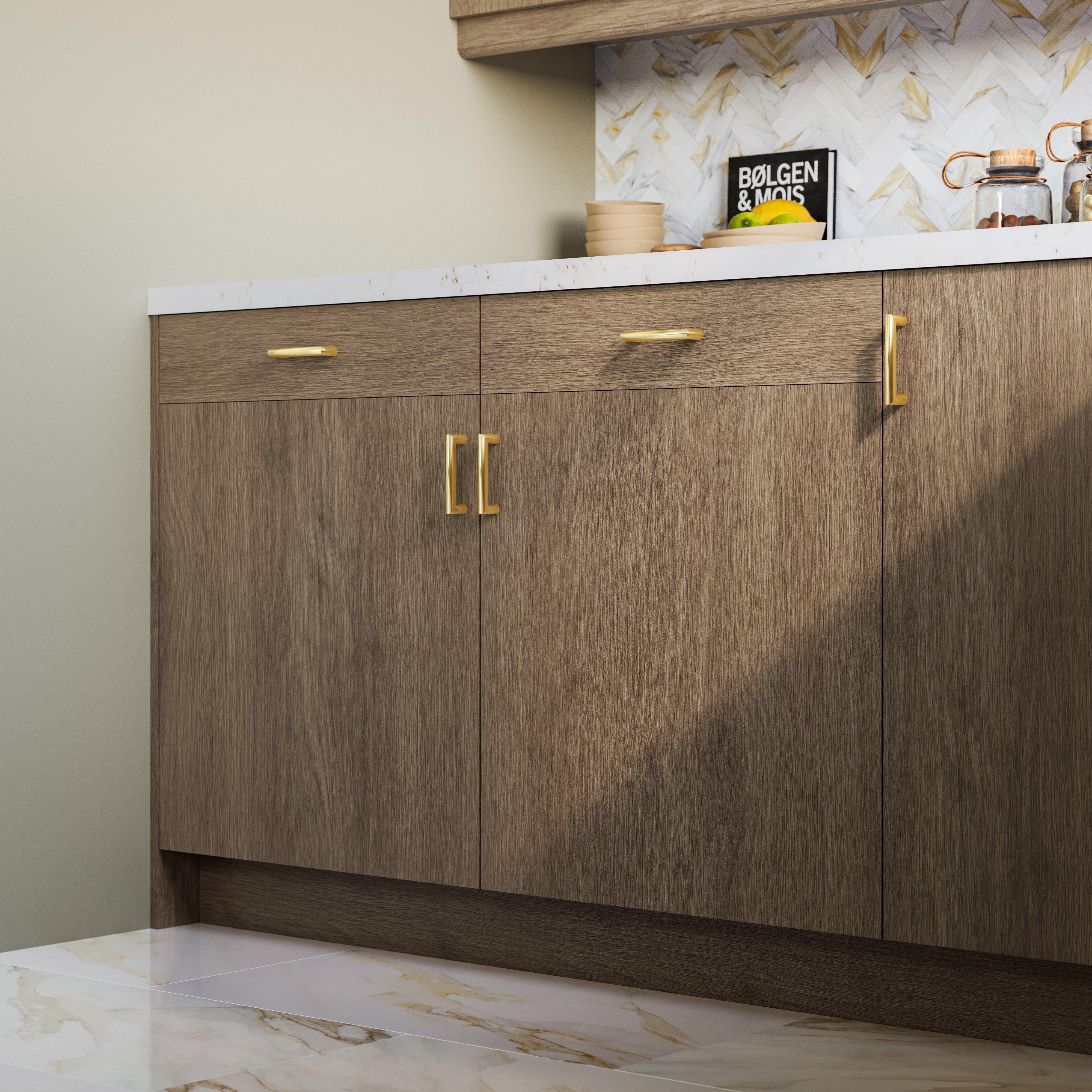 Glenwood 36 in. Mojavi Oak Lift Up Wall Cabinet