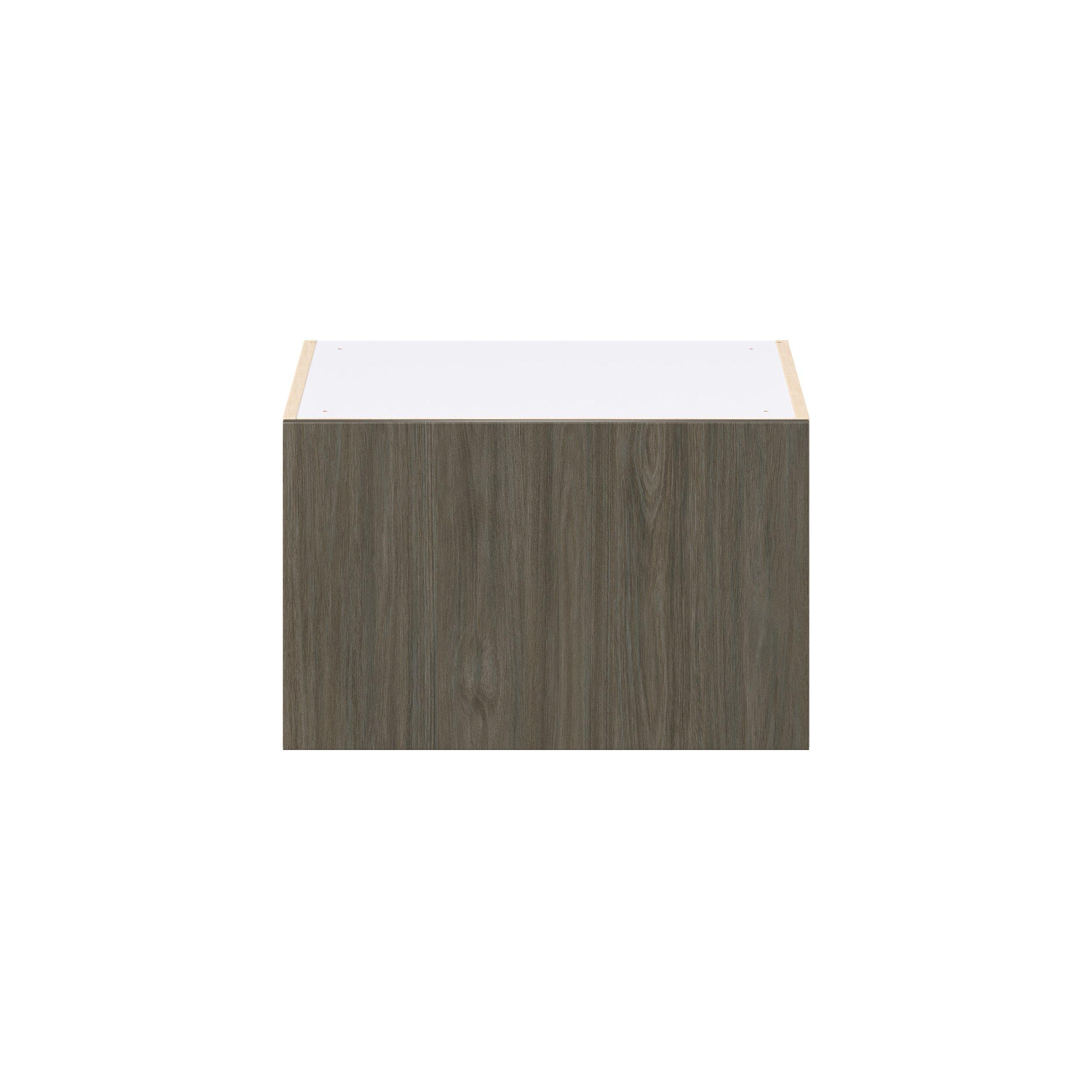 Glenwood 24 in. Burnt Walnut Lift Up Wall Cabinet