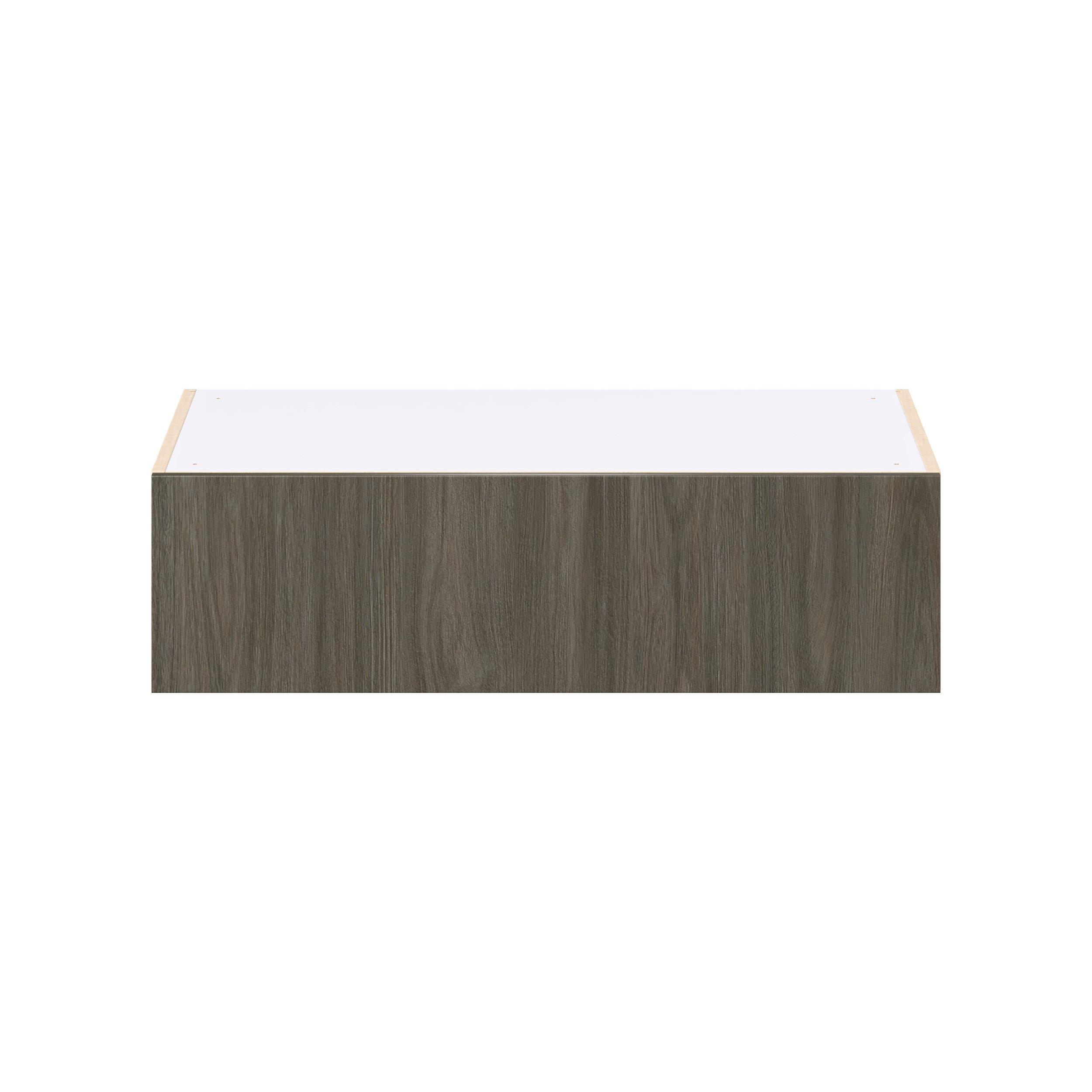 Glenwood 36 in. Burnt Walnut Lift Up Wall Cabinet