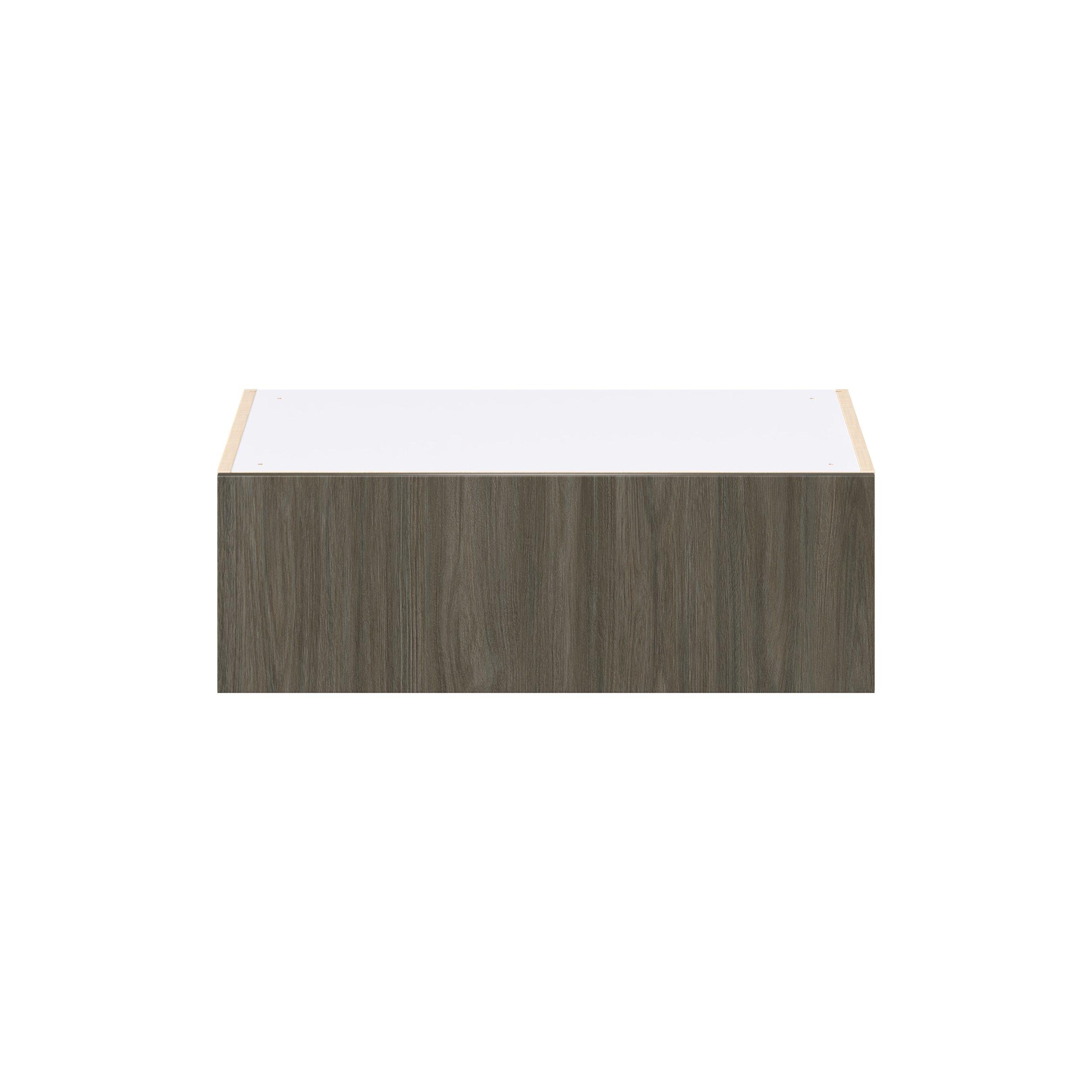 Glenwood 30 in. Burnt Walnut Lift Up Wall Cabinet
