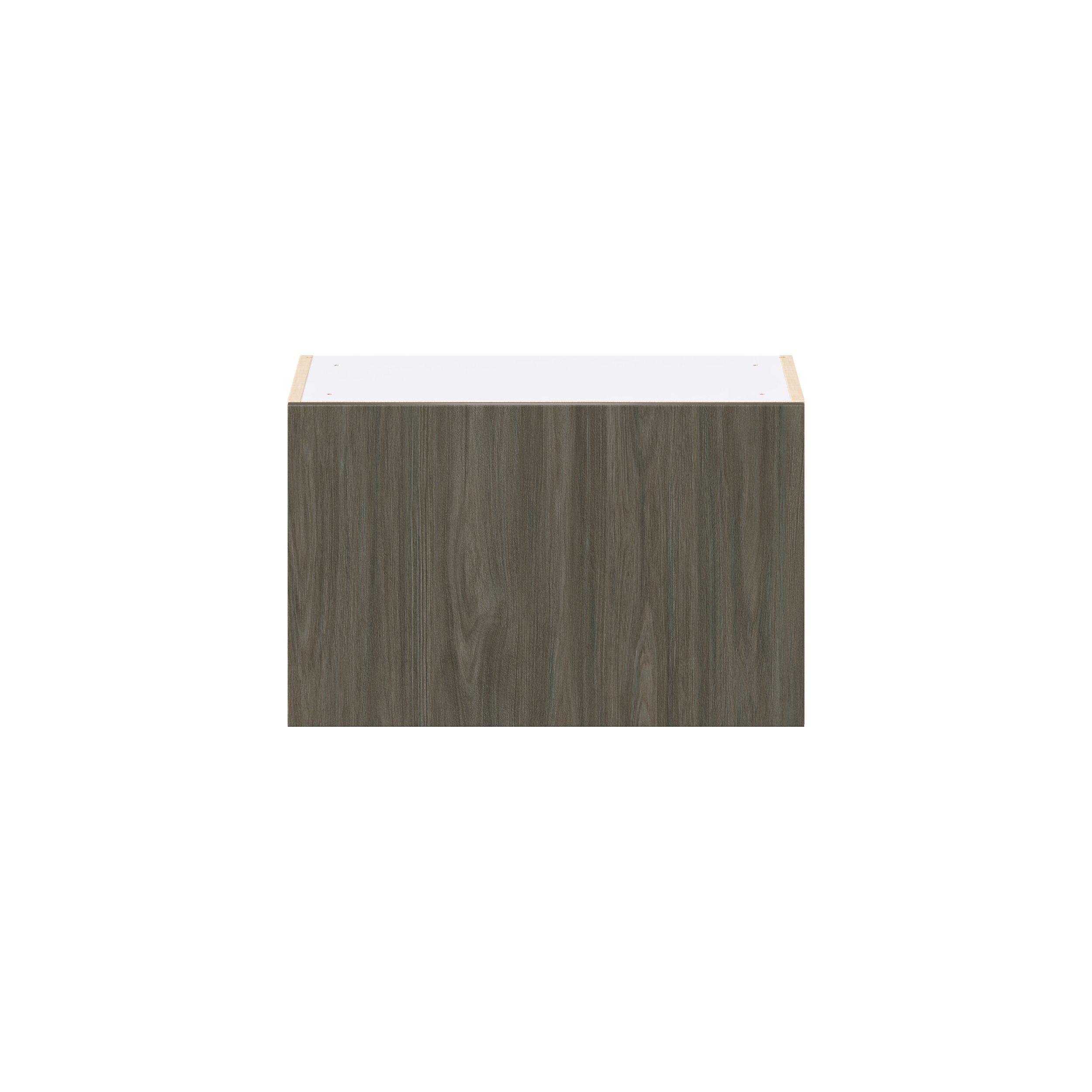 Glenwood 24 in. Burnt Walnut Lift Up Wall Cabinet