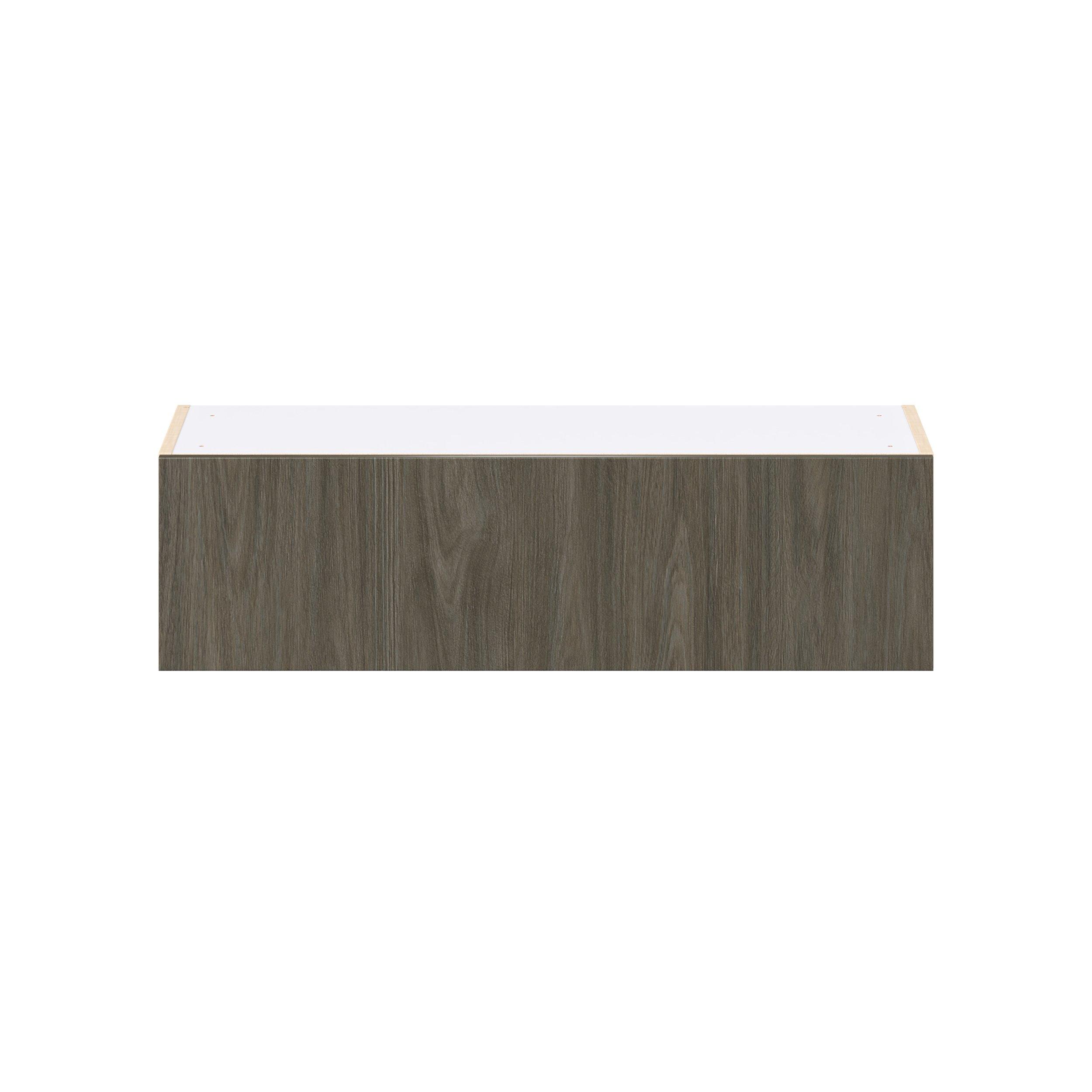Glenwood 36 in. Burnt Walnut Lift Up Wall Cabinet