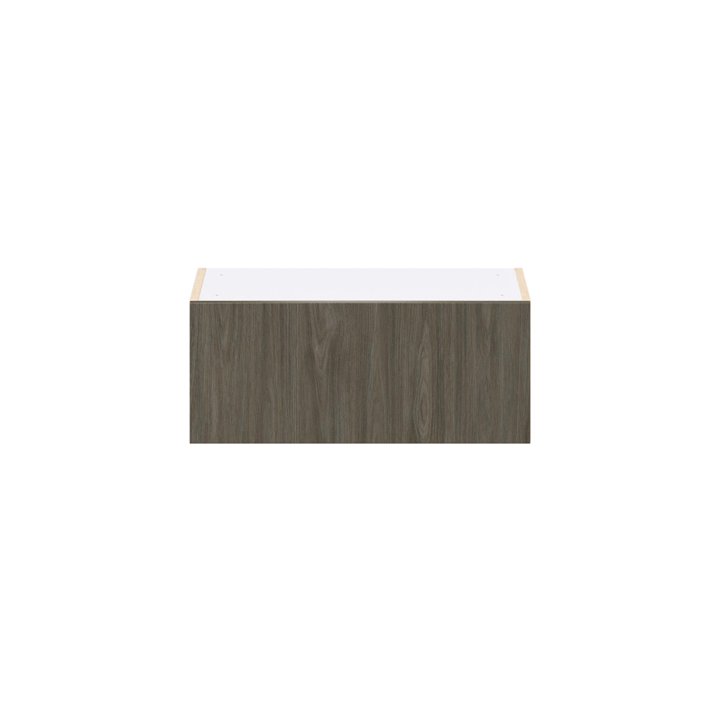 Glenwood 24 in. Burnt Walnut Lift Up Wall Cabinet