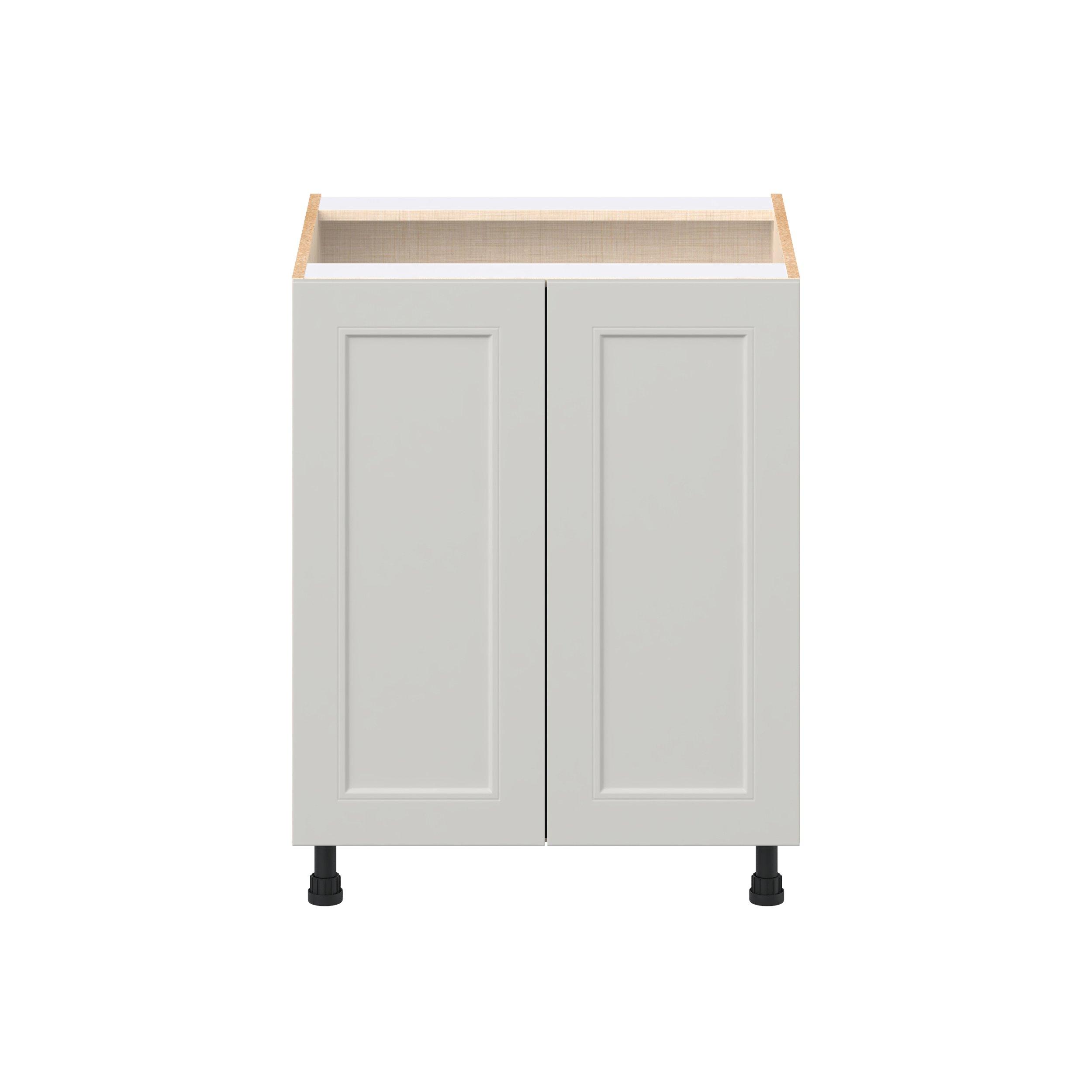 Lenox 27 in. Painted Light Gray Door Base Cabinet