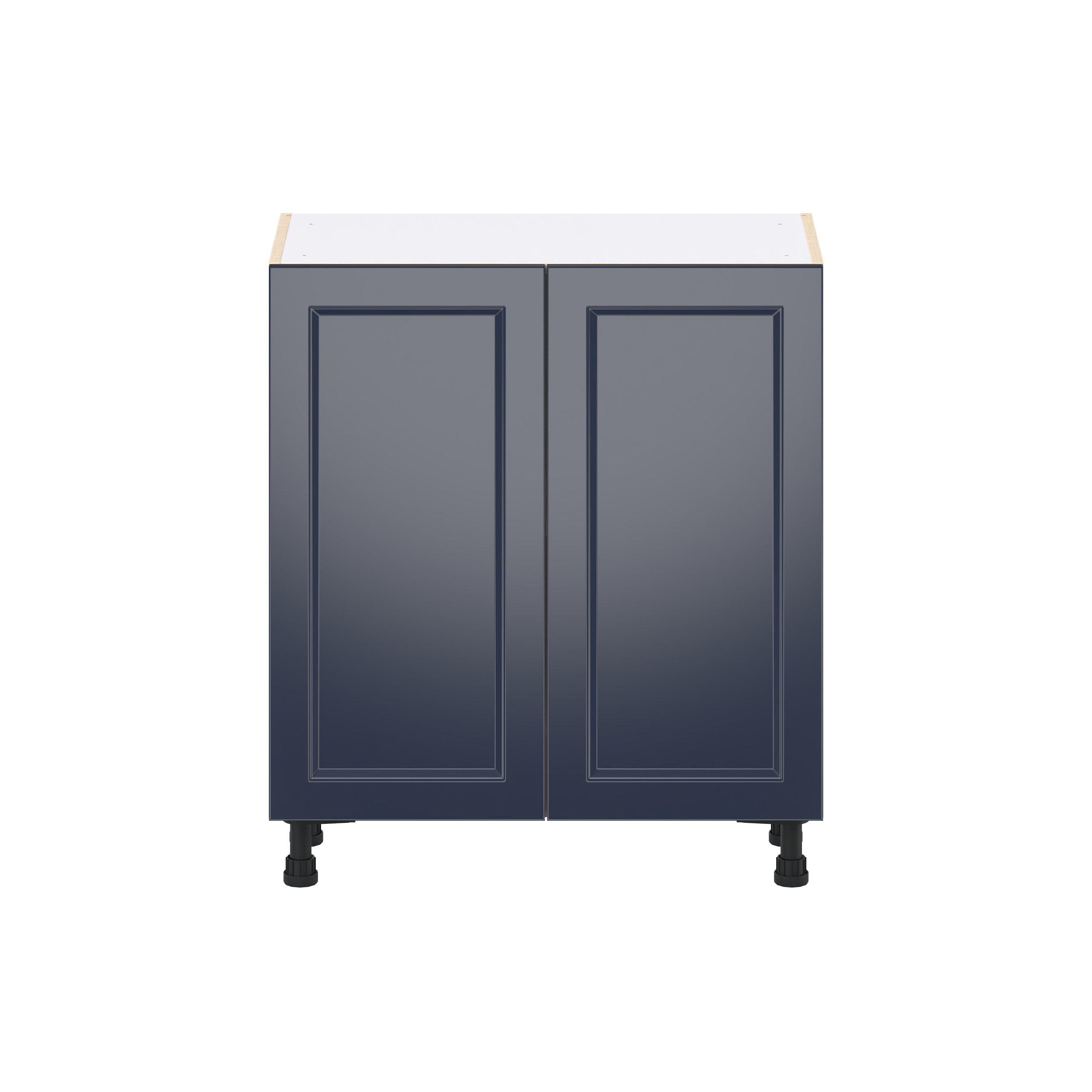 Peachtree 30 in. Painted Midnight Blue Shallow Base Cabinet