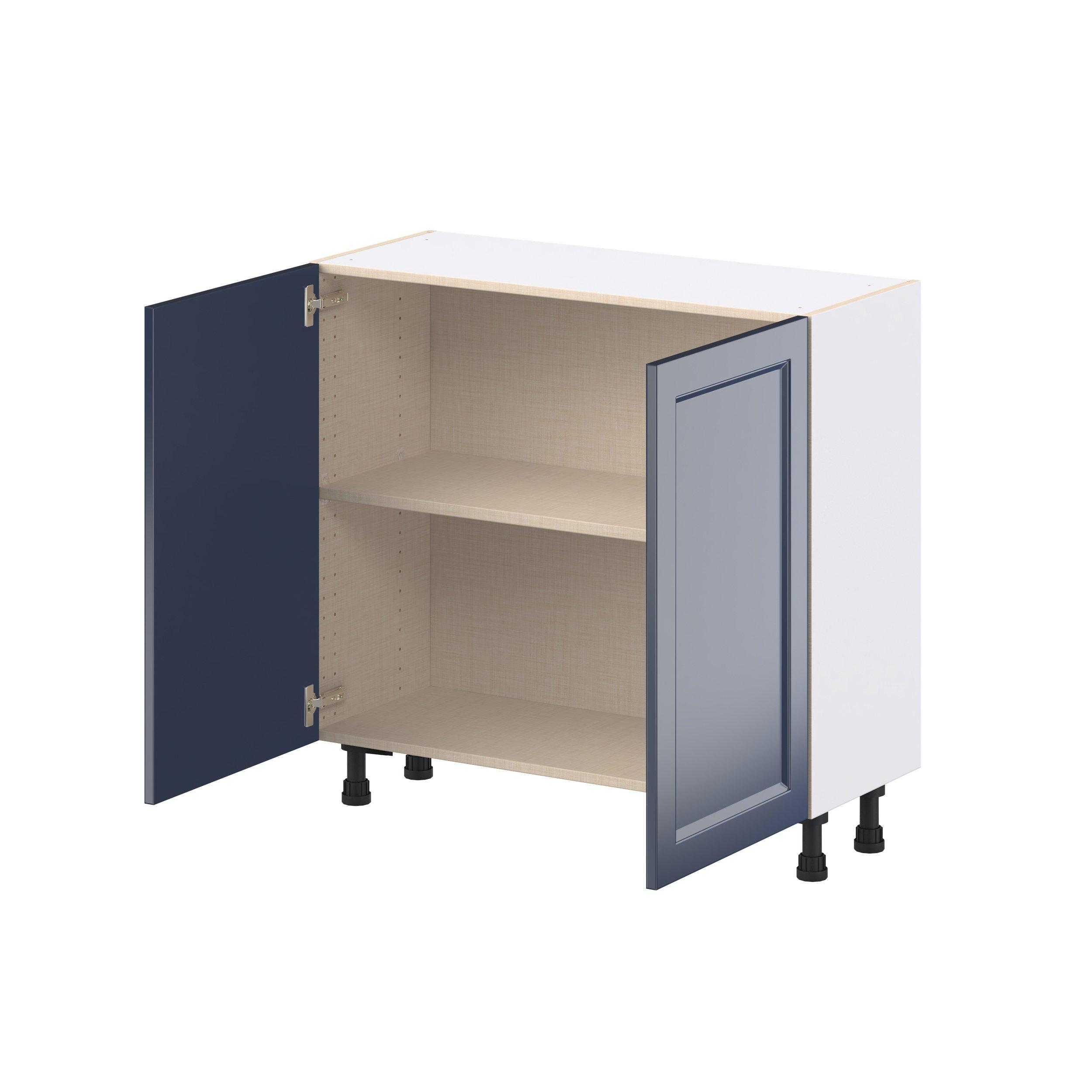 Peachtree 36 in. Painted Midnight Blue Shallow Base Cabinet