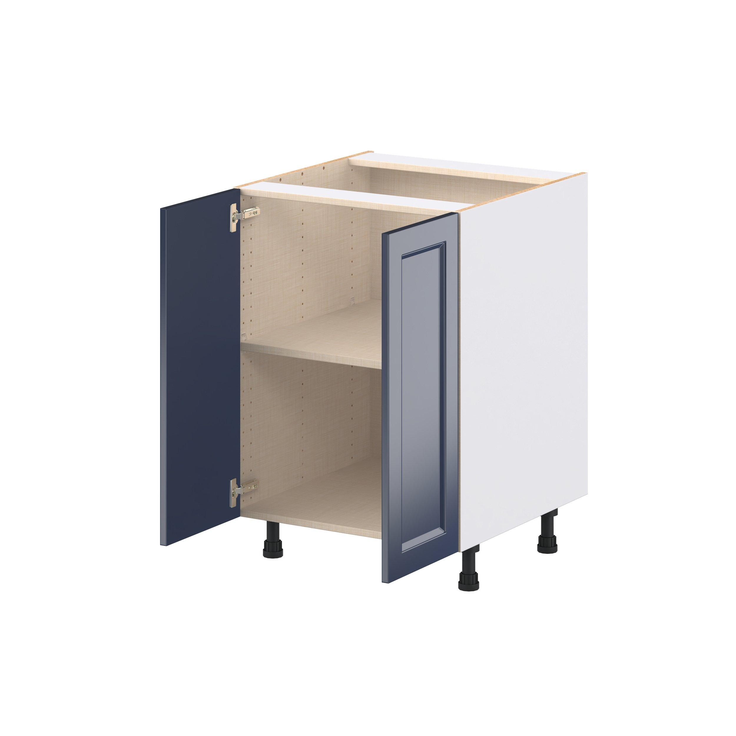 Peachtree 24 in. Painted Midnight Blue Door Base Cabinet