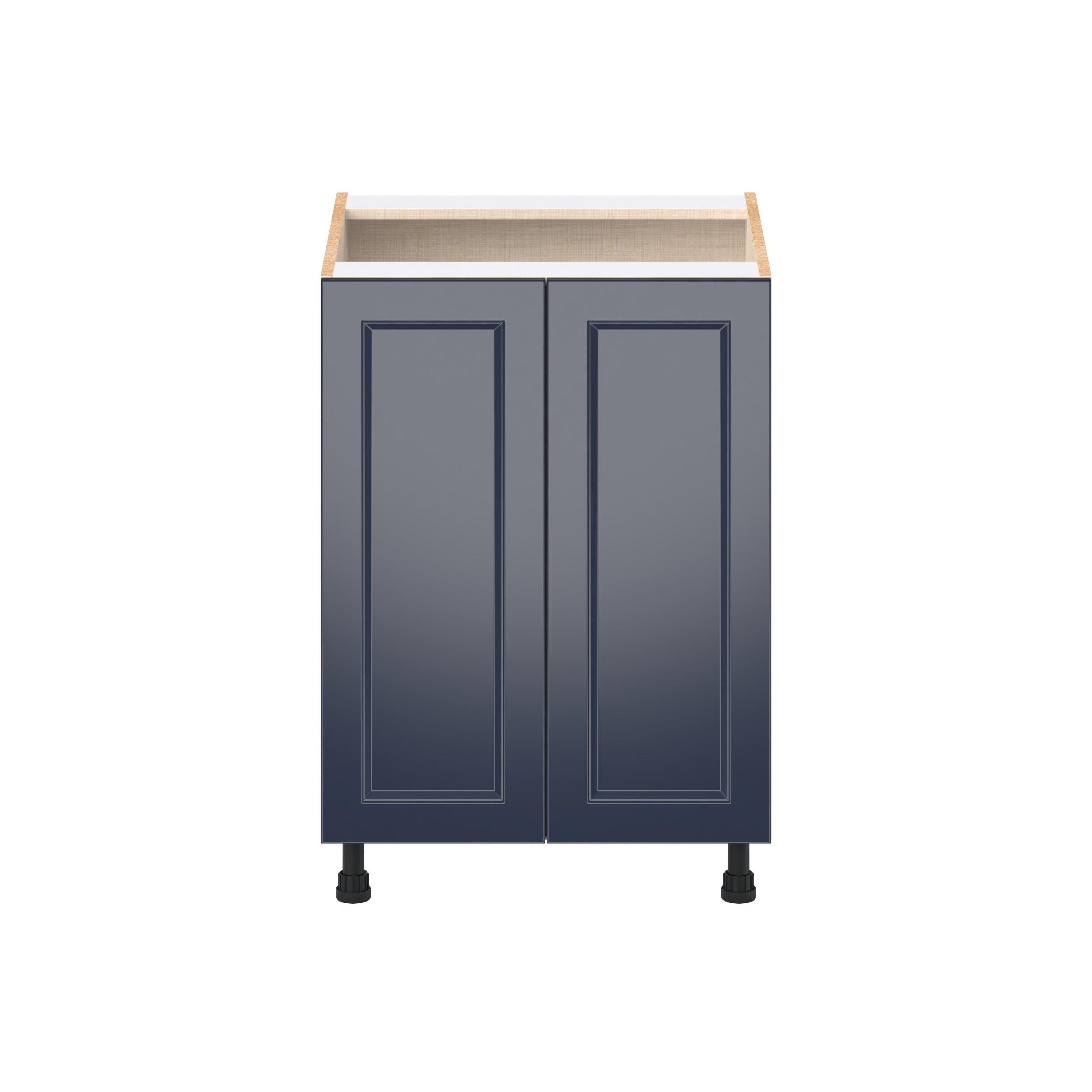 Peachtree 24 in. Painted Midnight Blue Door Base Cabinet