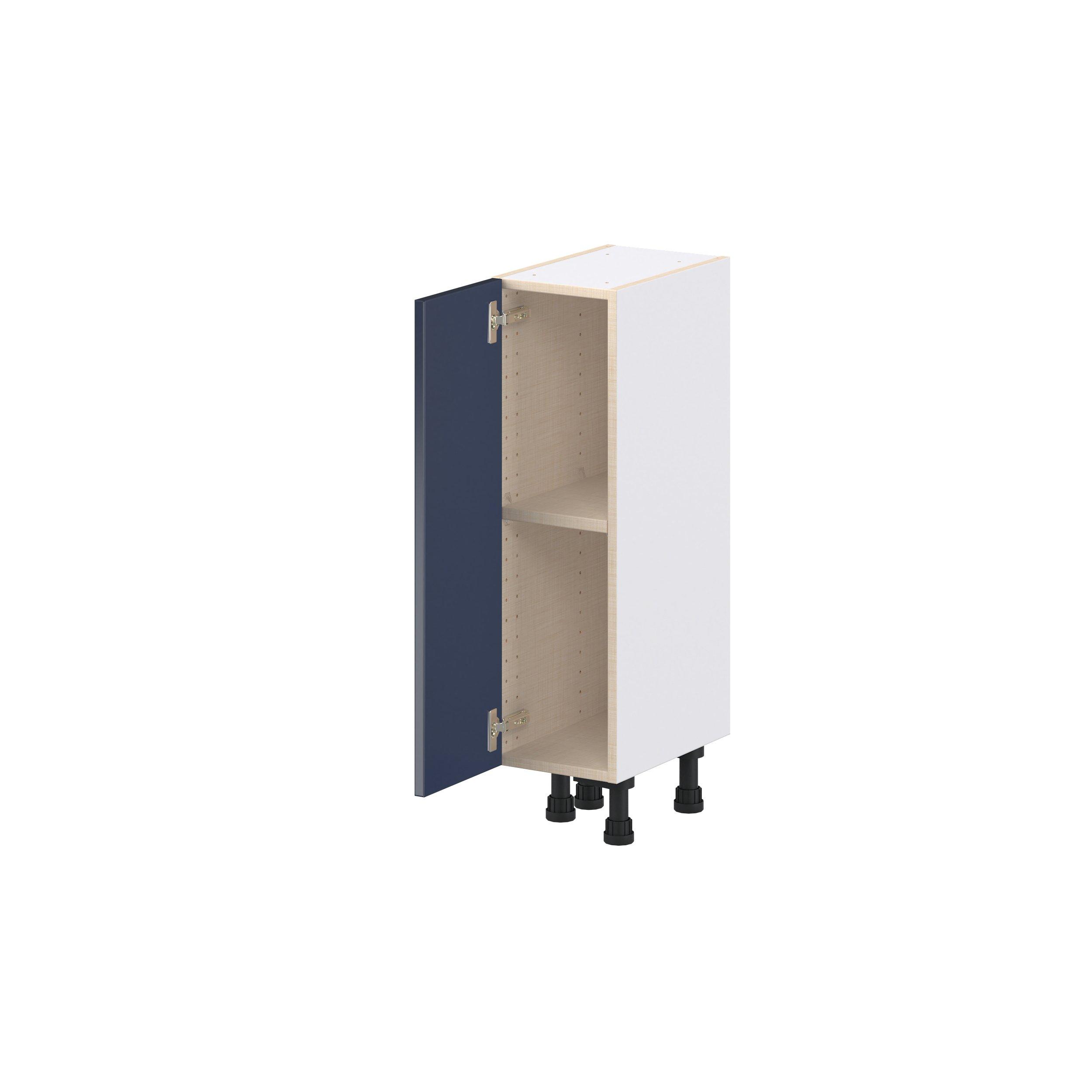 Peachtree 9 in. Painted Midnight Blue Shallow Base Cabinet