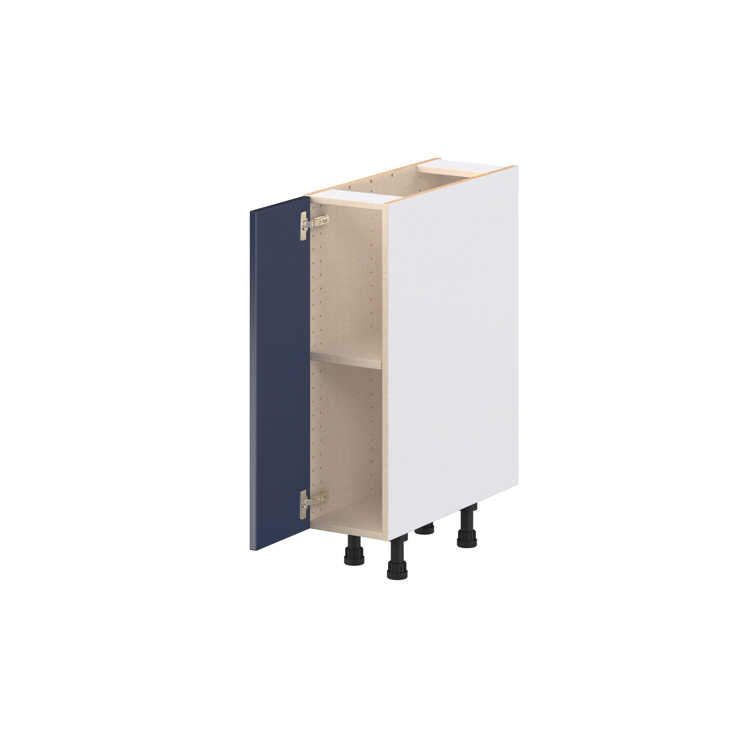 Peachtree 9 in. Painted Midnight Blue Door Base Cabinet