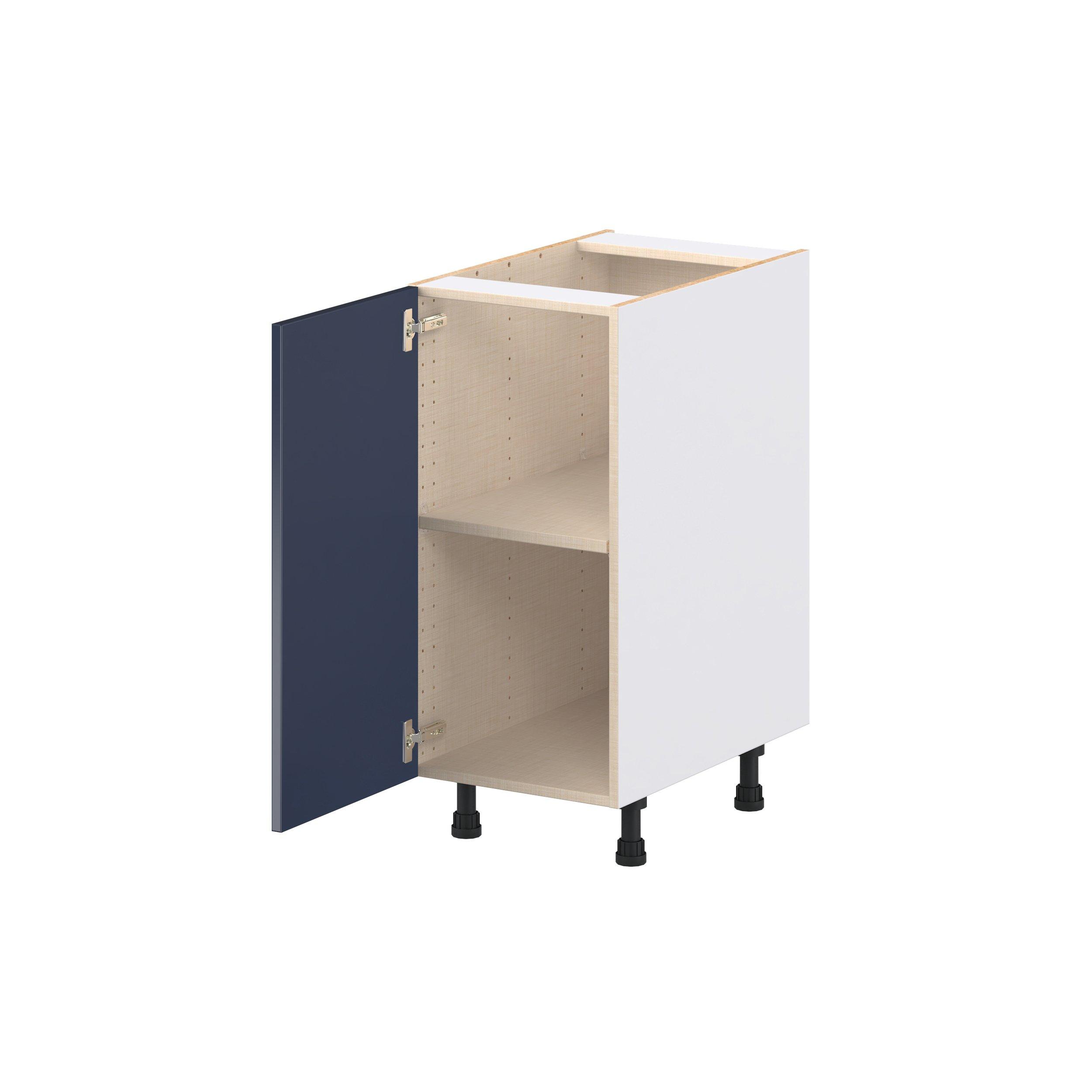 Peachtree 15 in. Painted Midnight Blue Door Base Cabinet