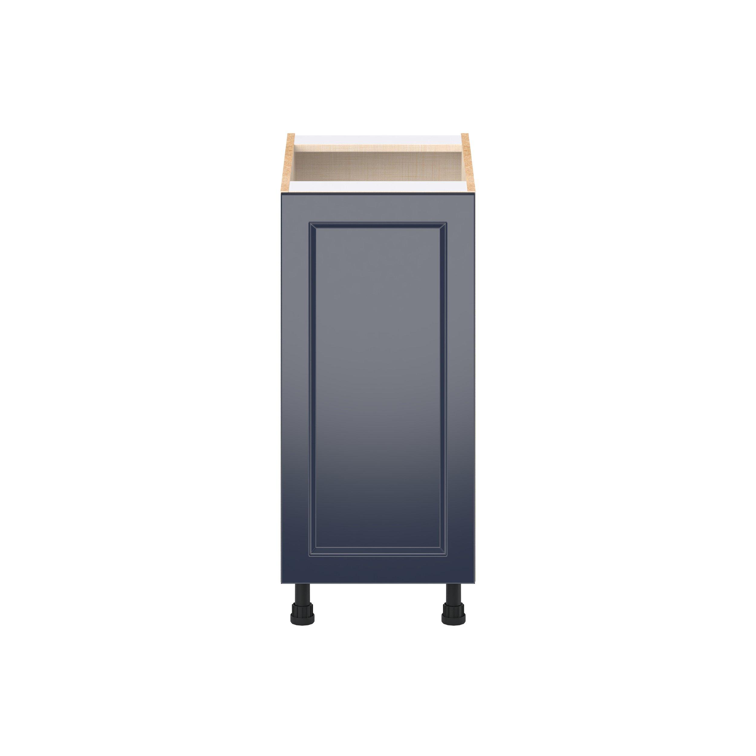 Peachtree 15 in. Painted Midnight Blue Door Base Cabinet