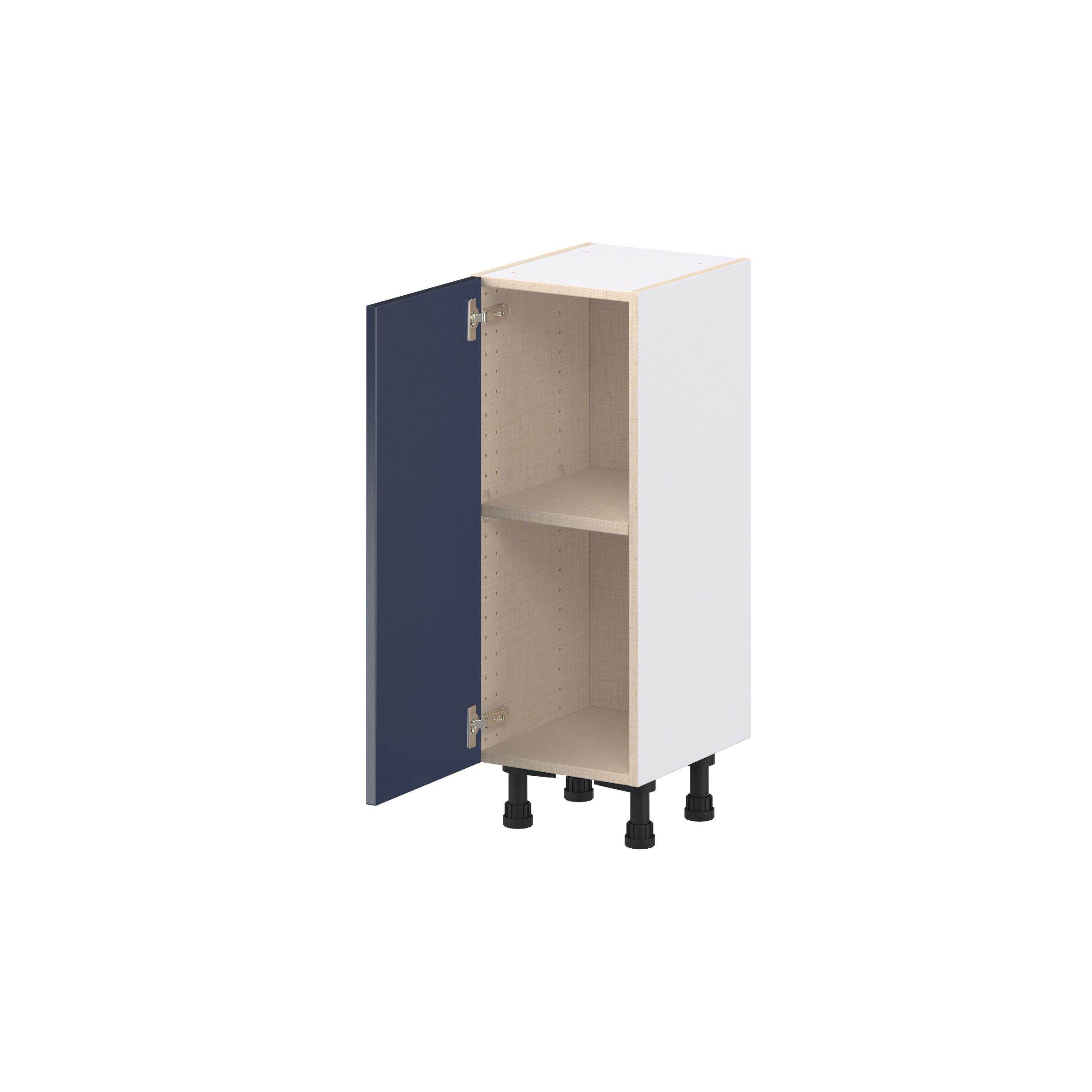 Peachtree 13 in. Painted Midnight Blue Shallow Base Cabinet