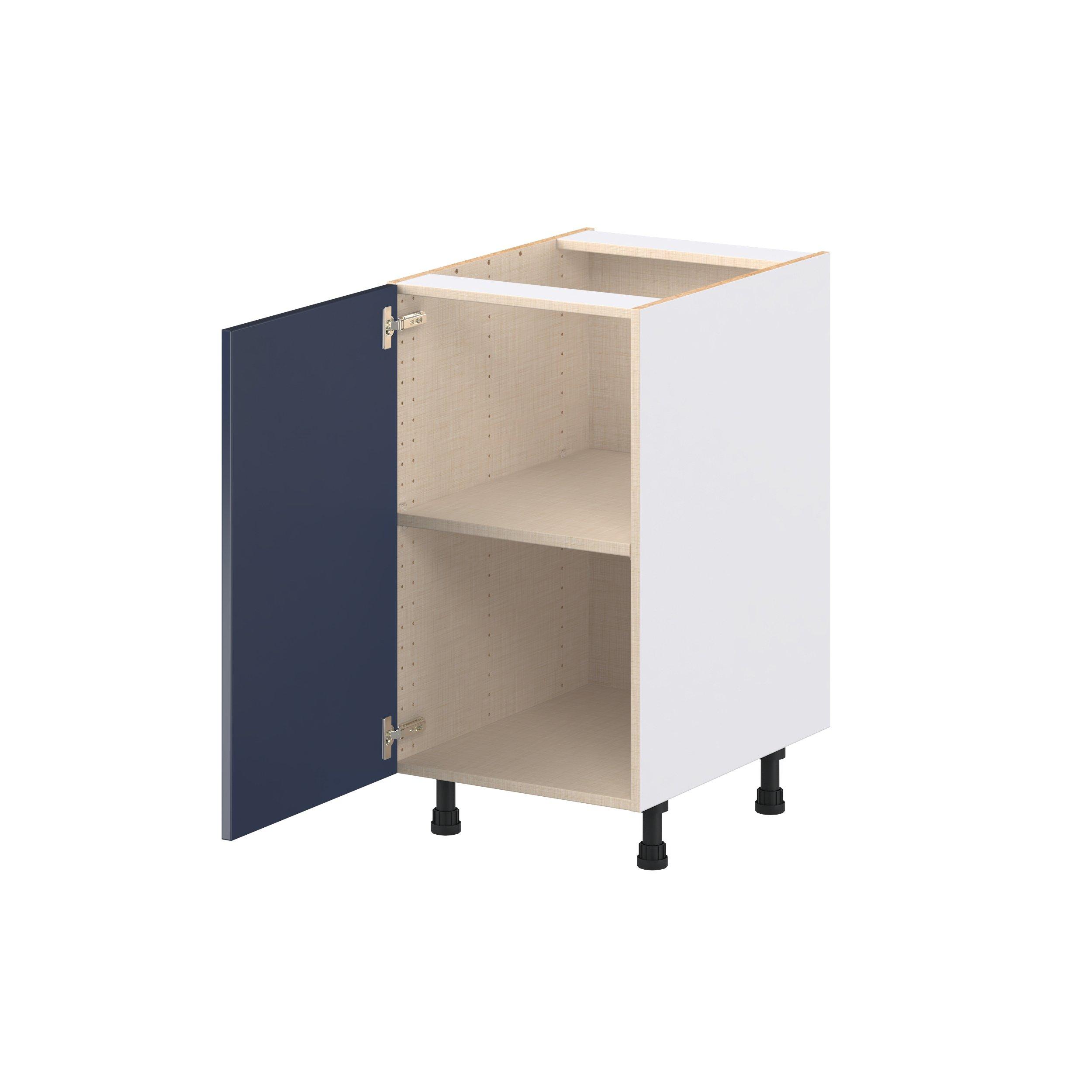 Peachtree 18 in. Painted Midnight Blue Door Base Cabinet