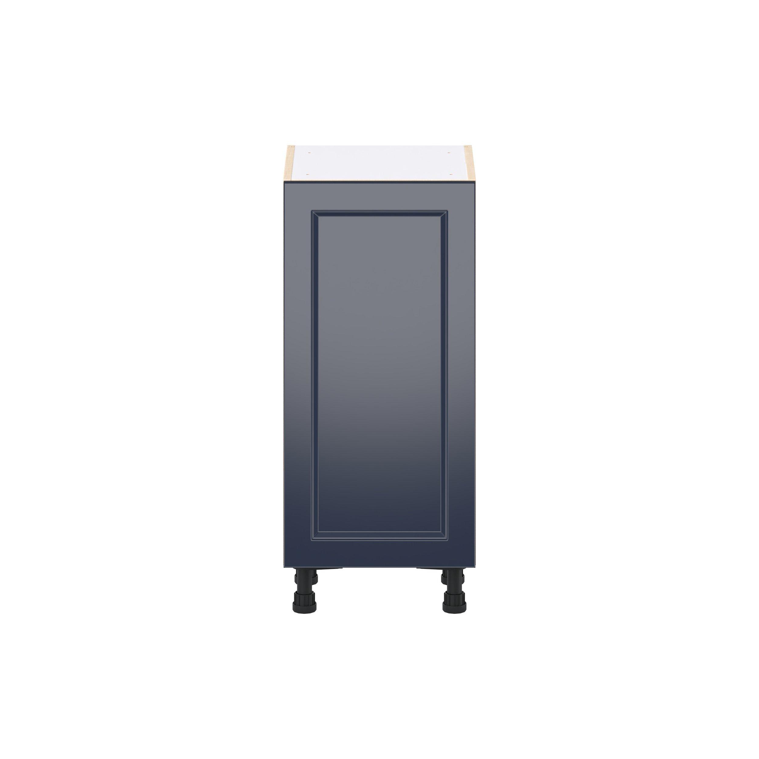 Peachtree 15 in. Painted Midnight Blue Shallow Base Cabinet