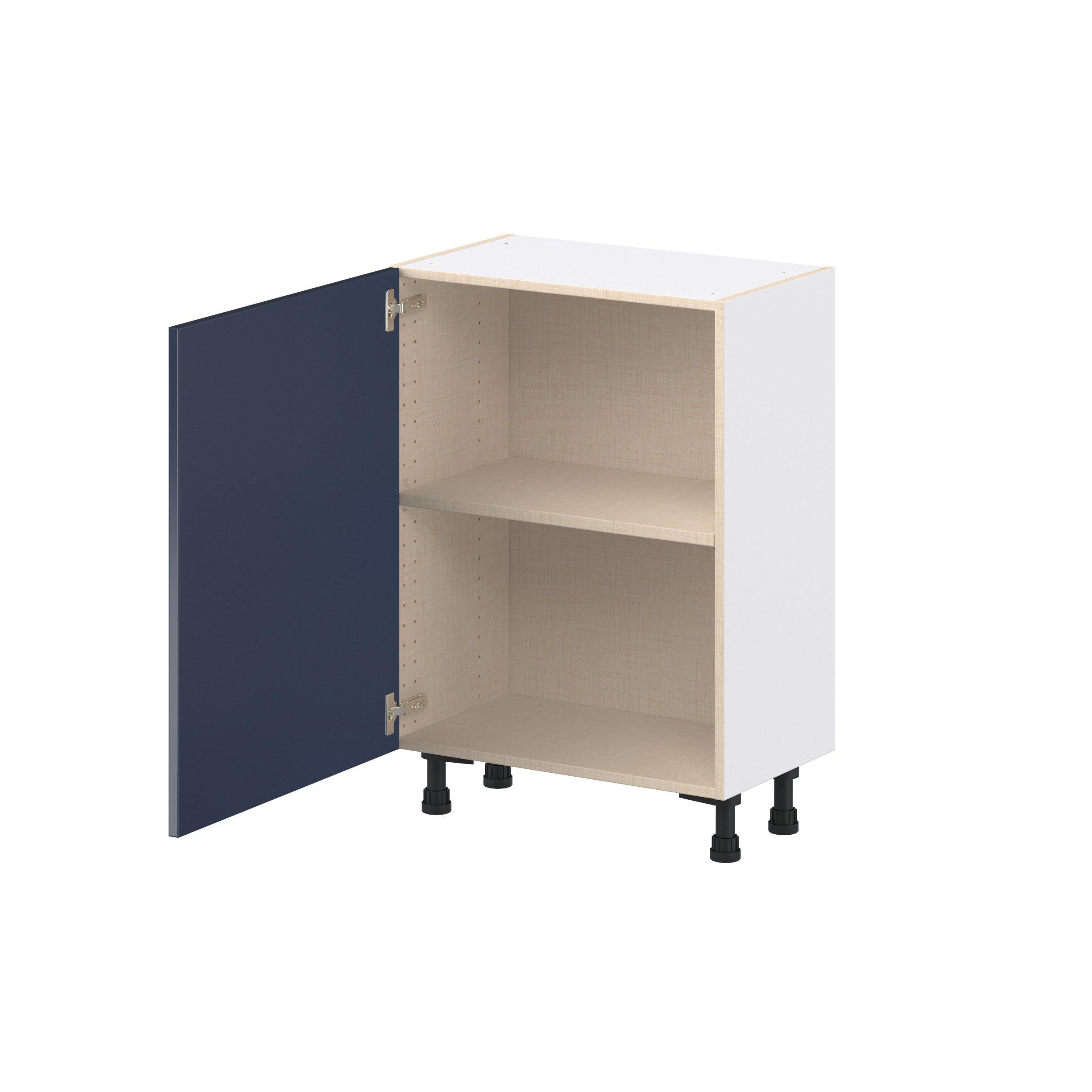 Peachtree 24 in. Painted Midnight Blue Shallow Base Cabinet