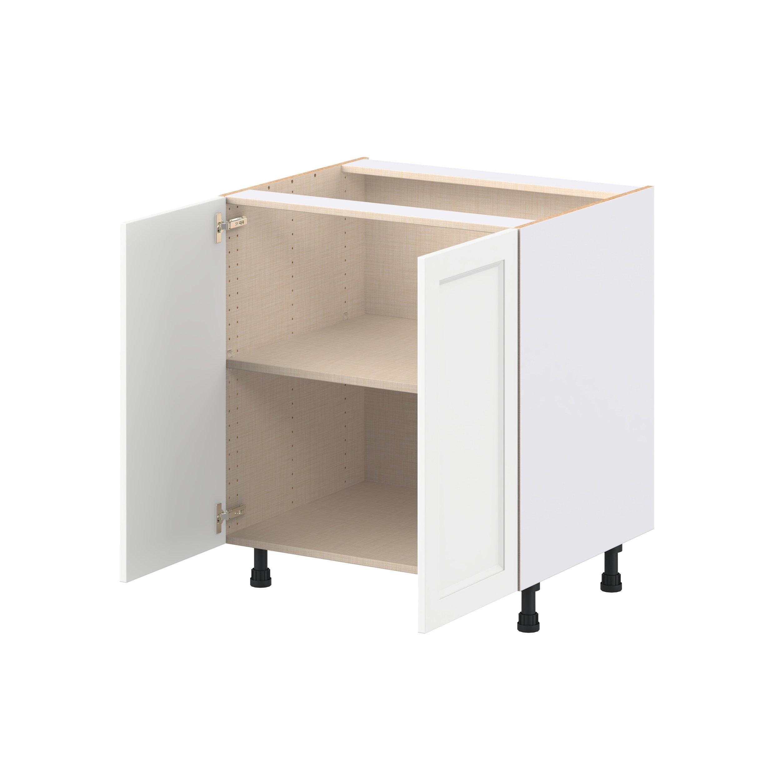 Peachtree 30 in. Painted Bright White Door Base Cabinet