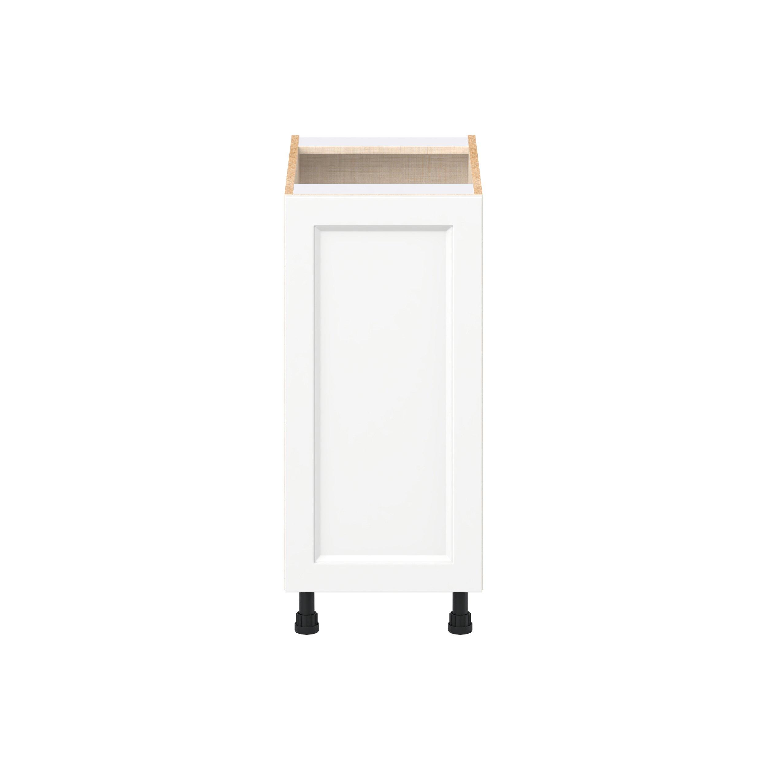 Peachtree 15 in. Painted Bright White Door Base Cabinet