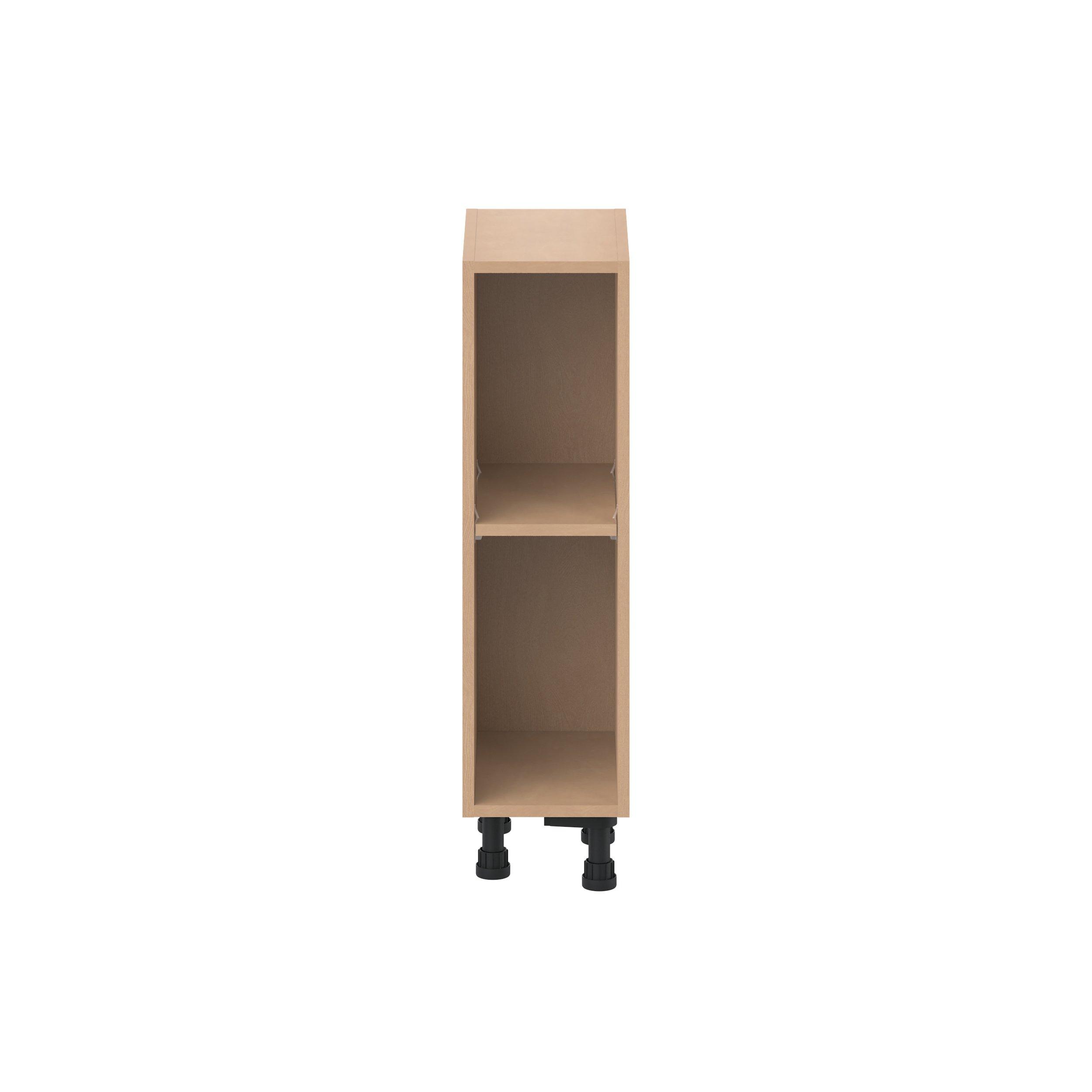 Sugarhill 9 in. Stained Sugar Cookie Open Shelf Base Cabinet