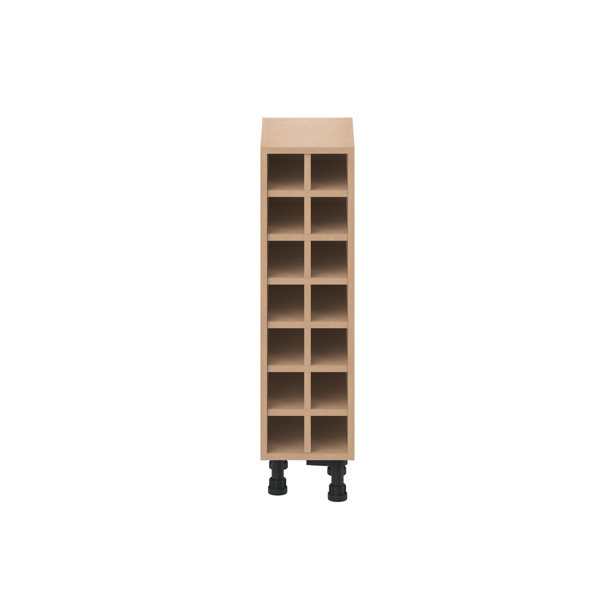 Sugarhill 9 in. Stained Sugar Cookie Wine Base Cabinet
