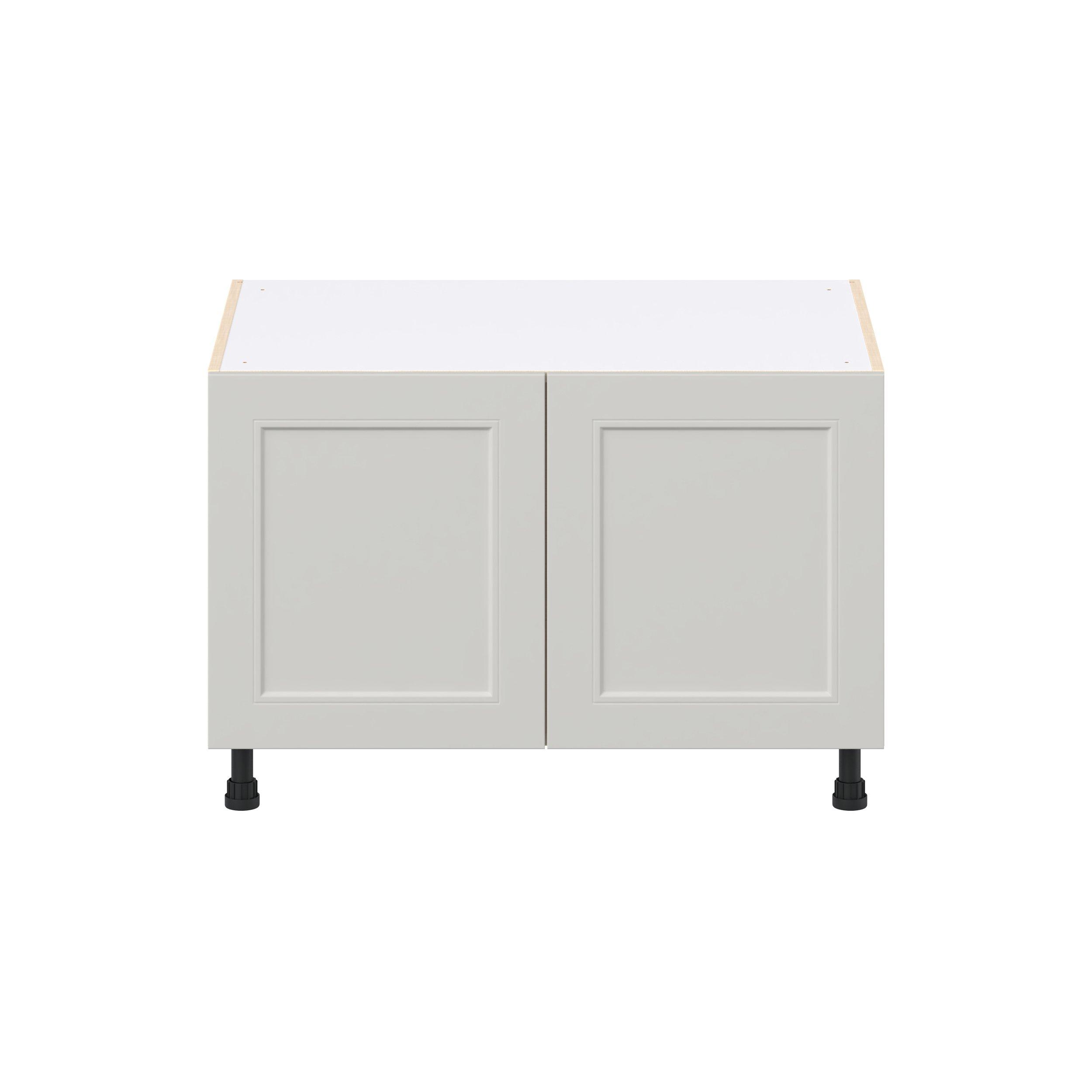 Lenox 36 in. Painted Light Gray Apron Sink Base
