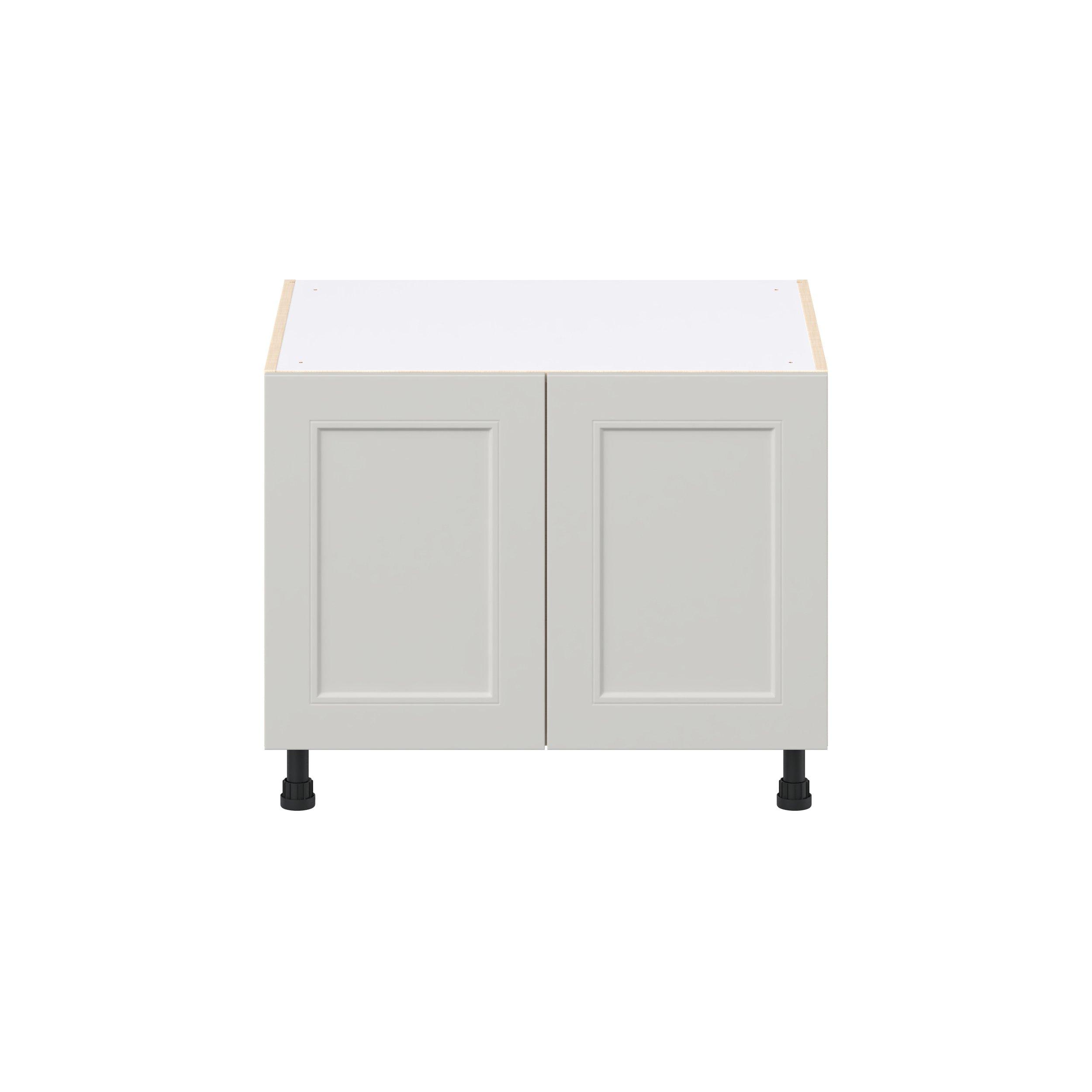 Lenox 30 in. Painted Light Gray Apron Sink Base
