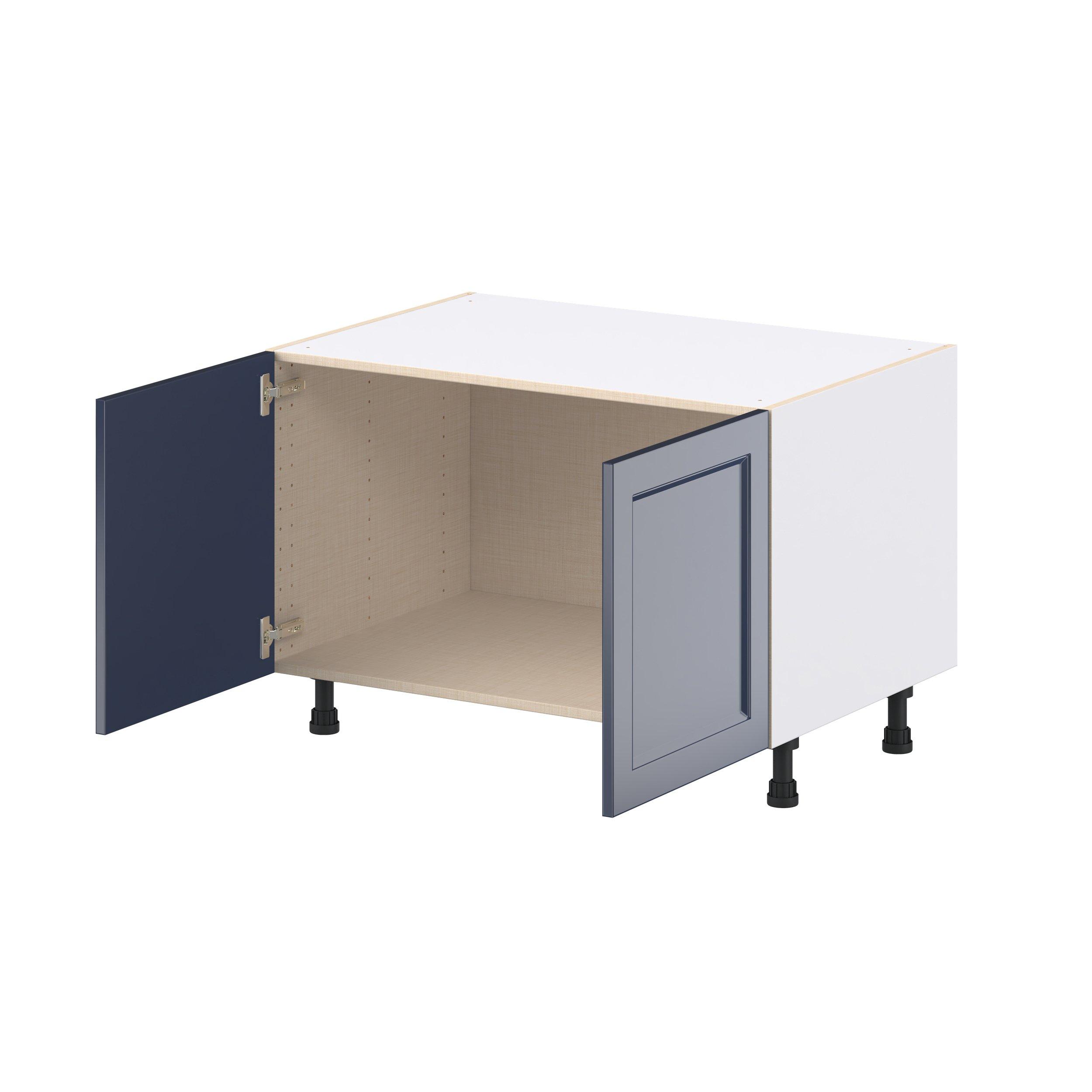 Peachtree 36 in. Painted Midnight Blue Apron Sink Base