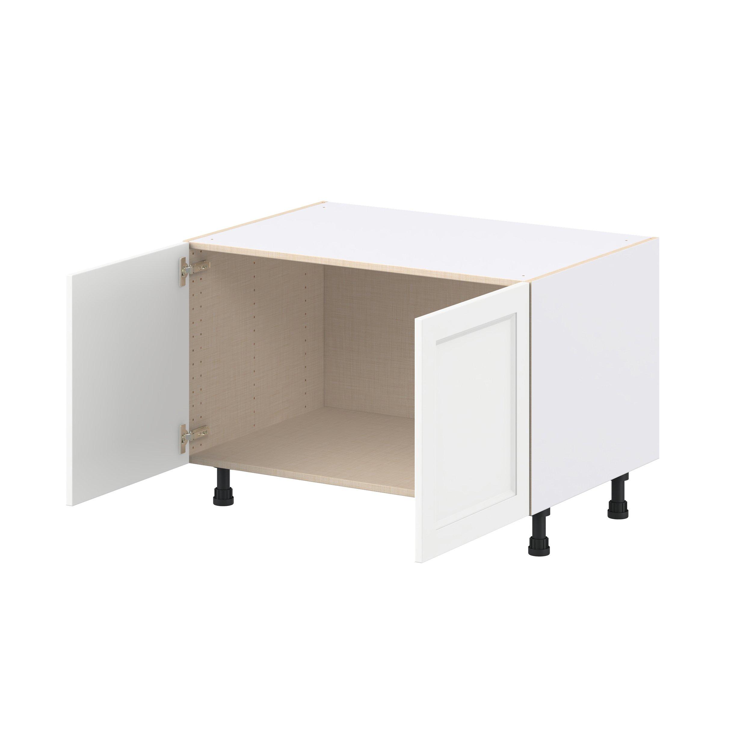 Peachtree 36 in. Painted Bright White Apron Sink Base