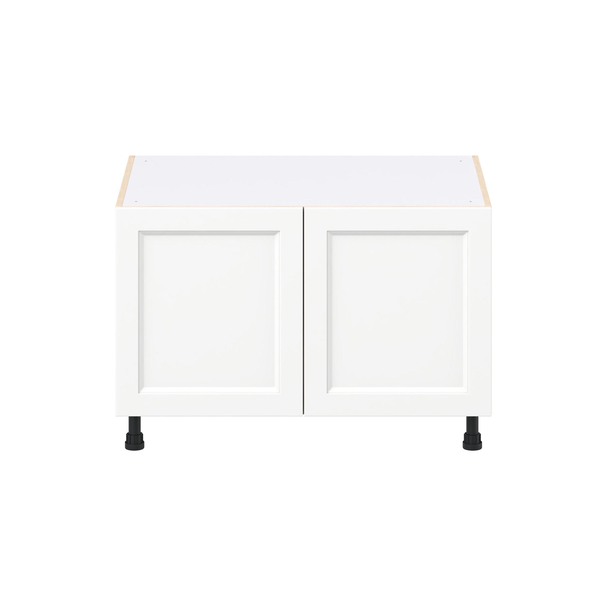 Peachtree 36 in. Painted Bright White Apron Sink Base